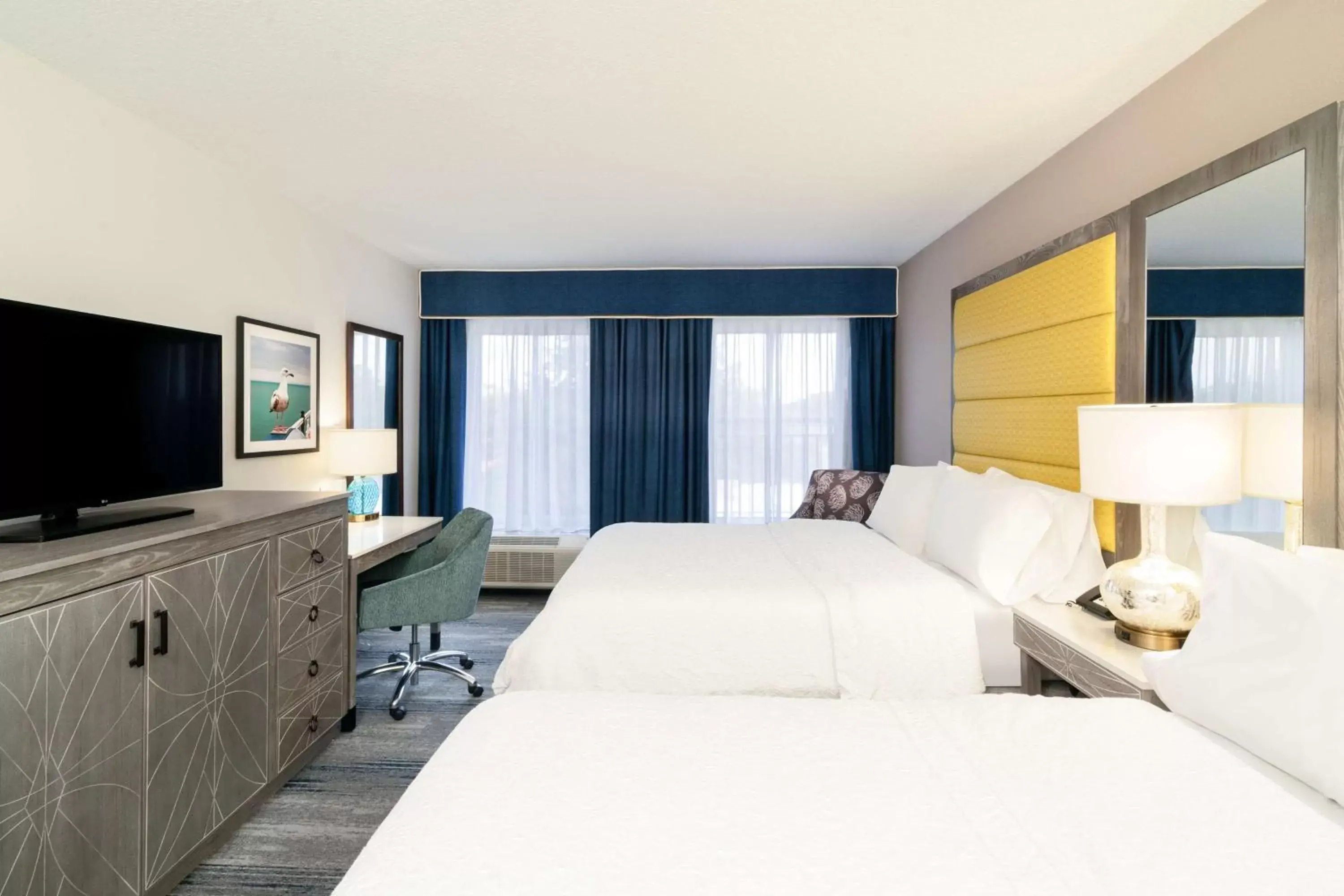 Room with Two Queen Beds - Non-Smoking in Hampton Inn & Suites Amelia Island-Historic Harbor Front Room with Two Queen Beds - Non-Smoking in Hampton Inn & Suites Amelia Island-Historic Harbor Front