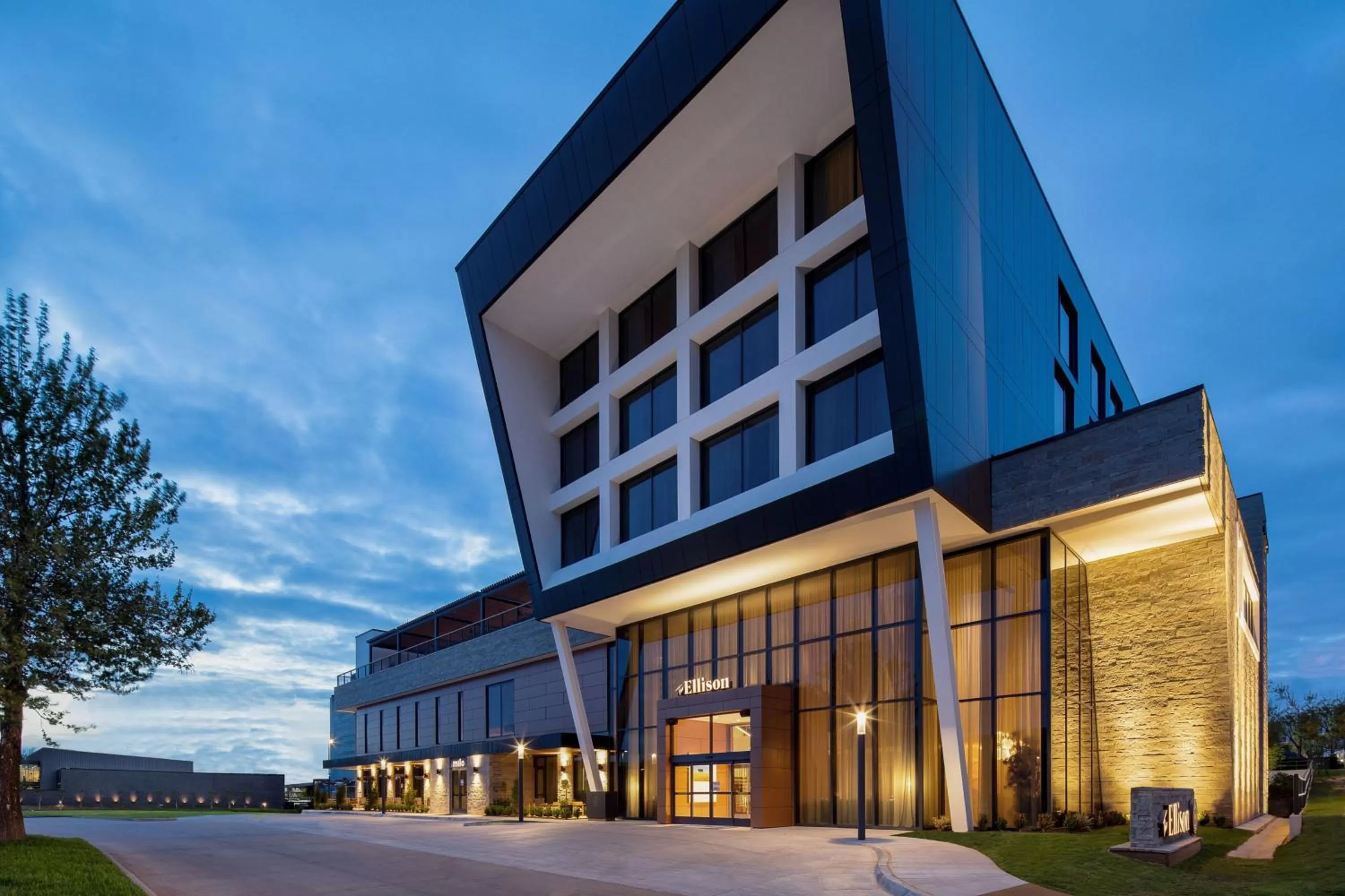 Property building in The Ellison, Oklahoma City, a Tribute Portfolio Hotel