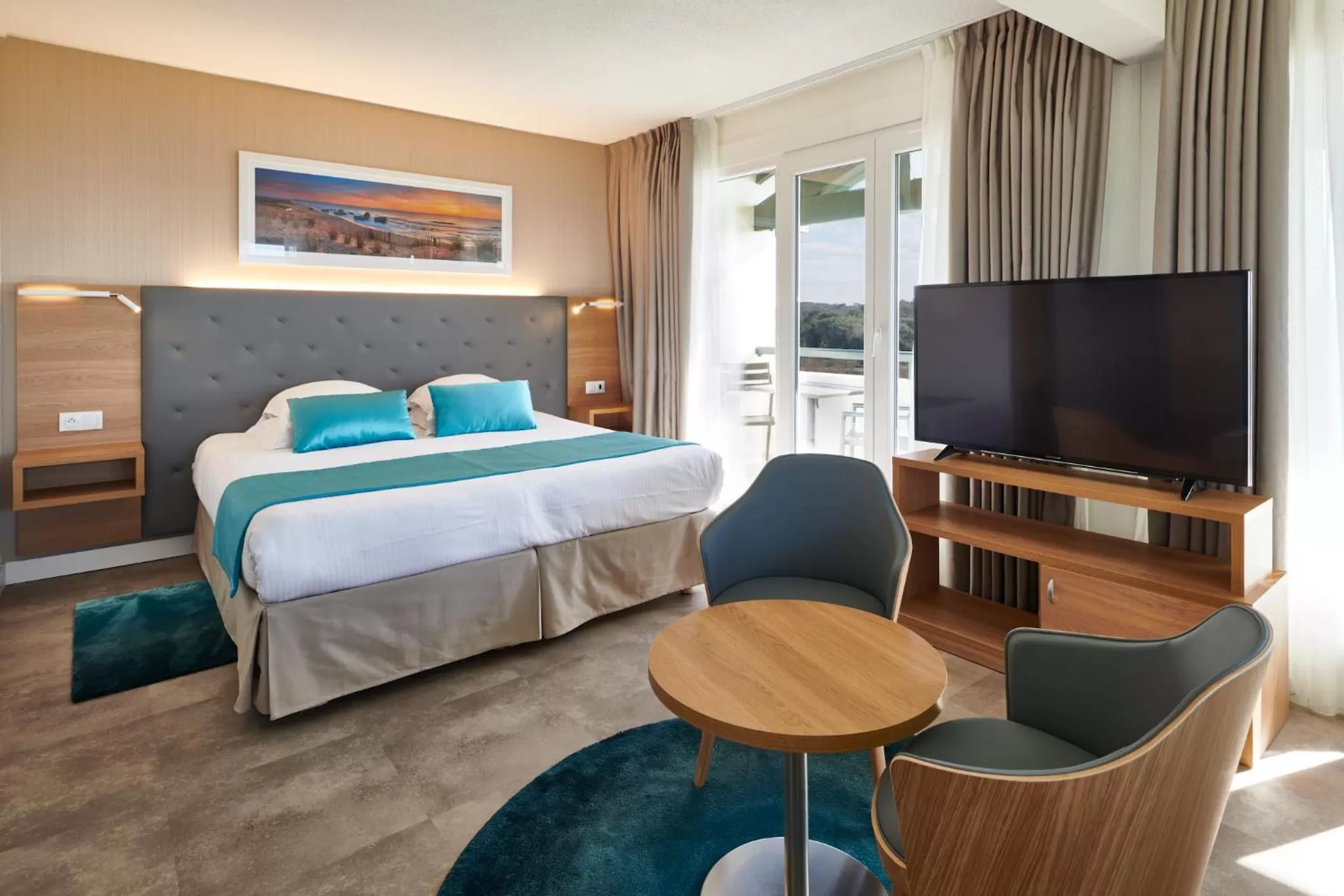 Bedroom, Bed in Atlanthal