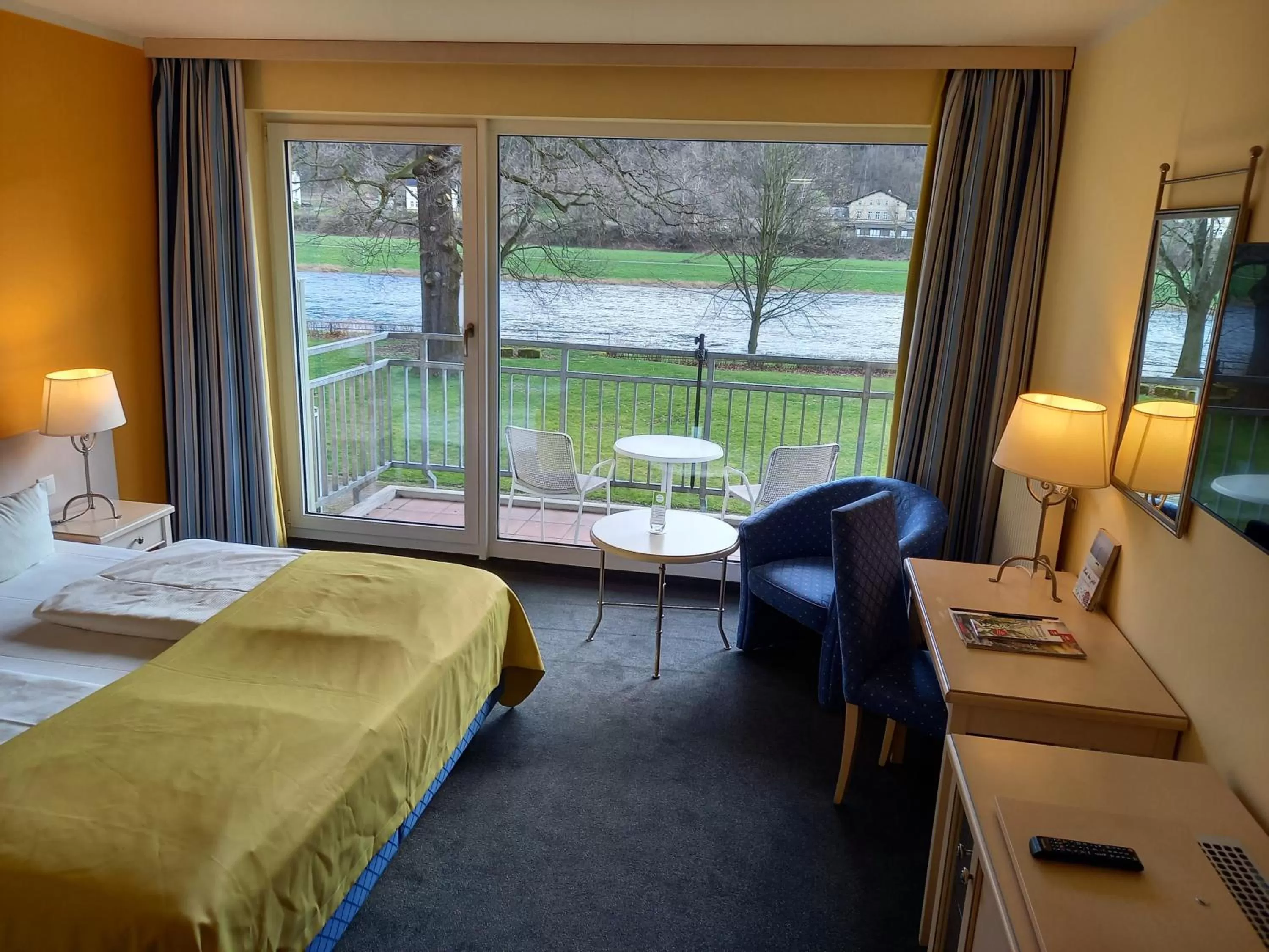 Photo of the whole room, Bed in Parkhotel Bad Schandau mit SPA