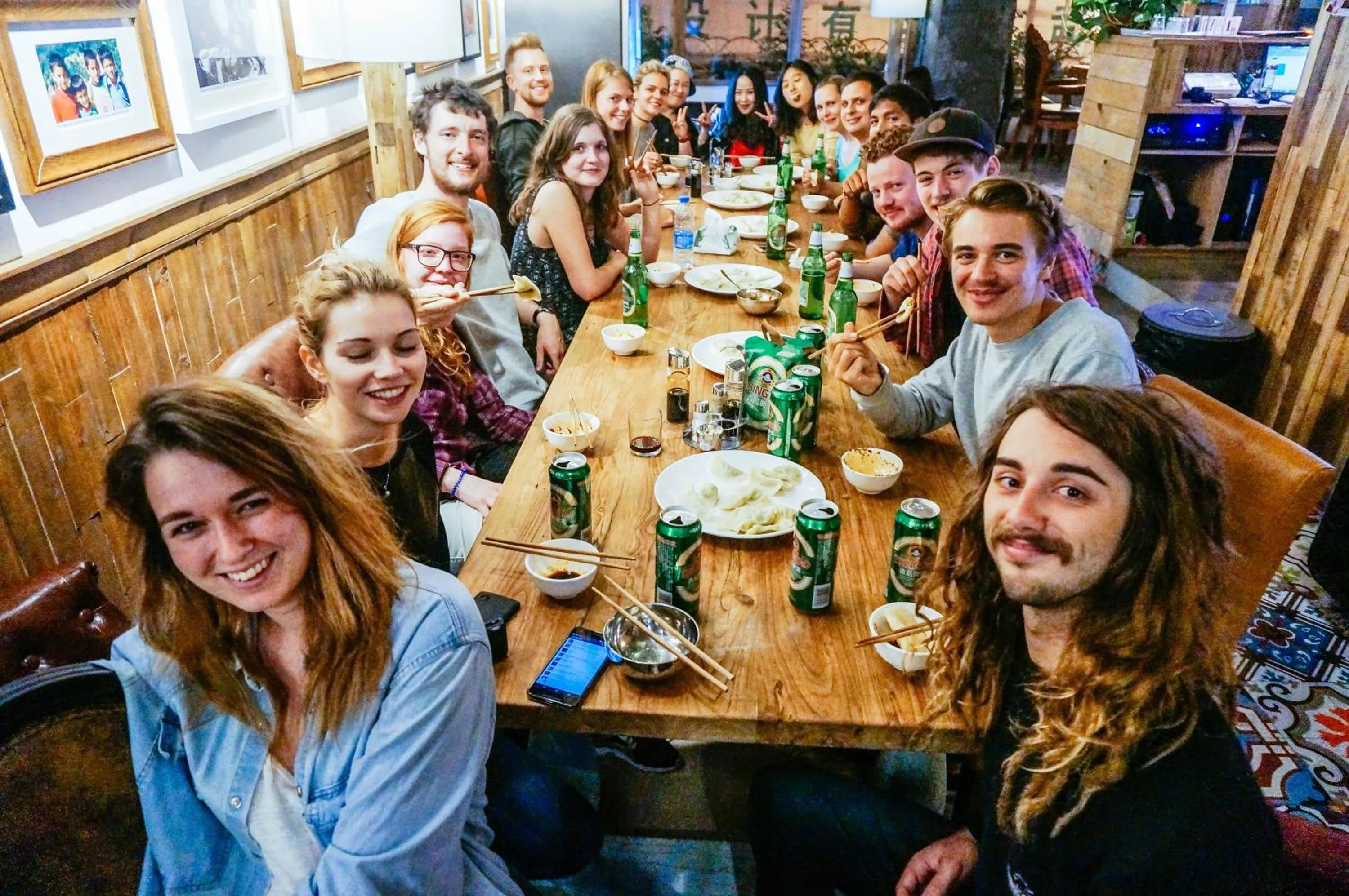 Restaurant/places to eat in SONDERIA Lazybones Hostel- Wenshu Temple Side, Chill Hostel with All-Day Brunch, Travel Agency in English & Local Bar Vibes