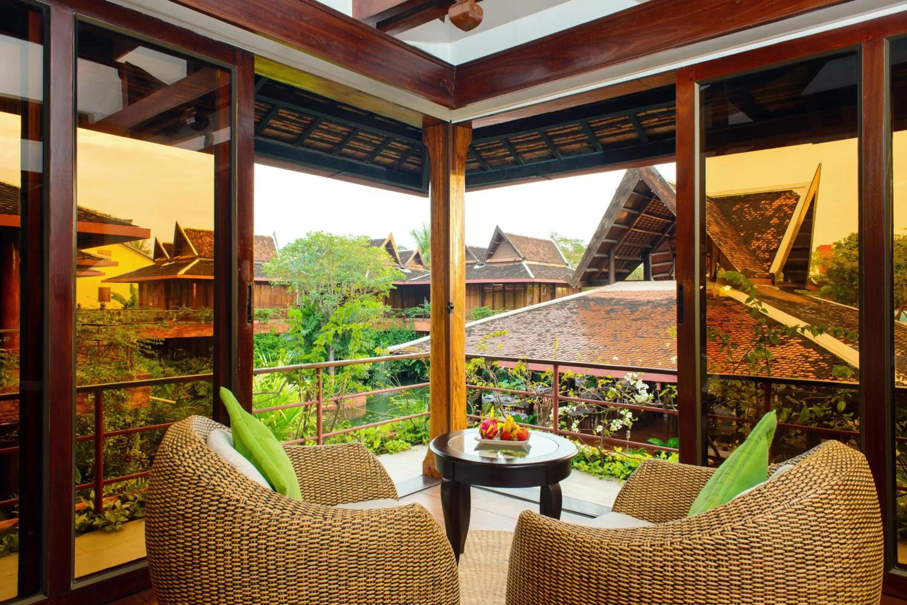 Balcony/Terrace in Angkor Village Hotel - Small Luxury Hotels of the World