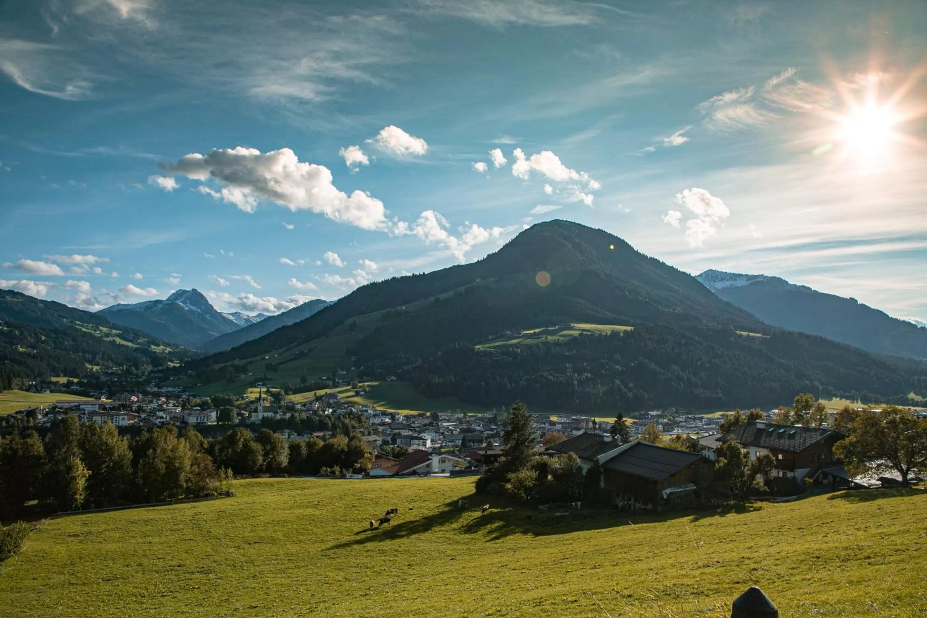 Natural landscape in Hotel Garni Wieshof