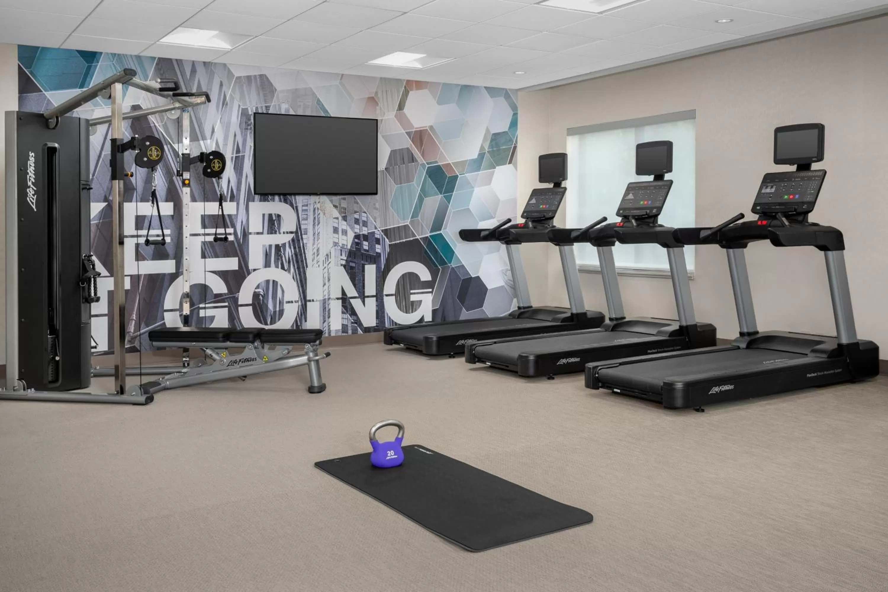 Fitness centre/facilities in SpringHill Suites by Marriott Atlanta Buford/Mall of Georgia