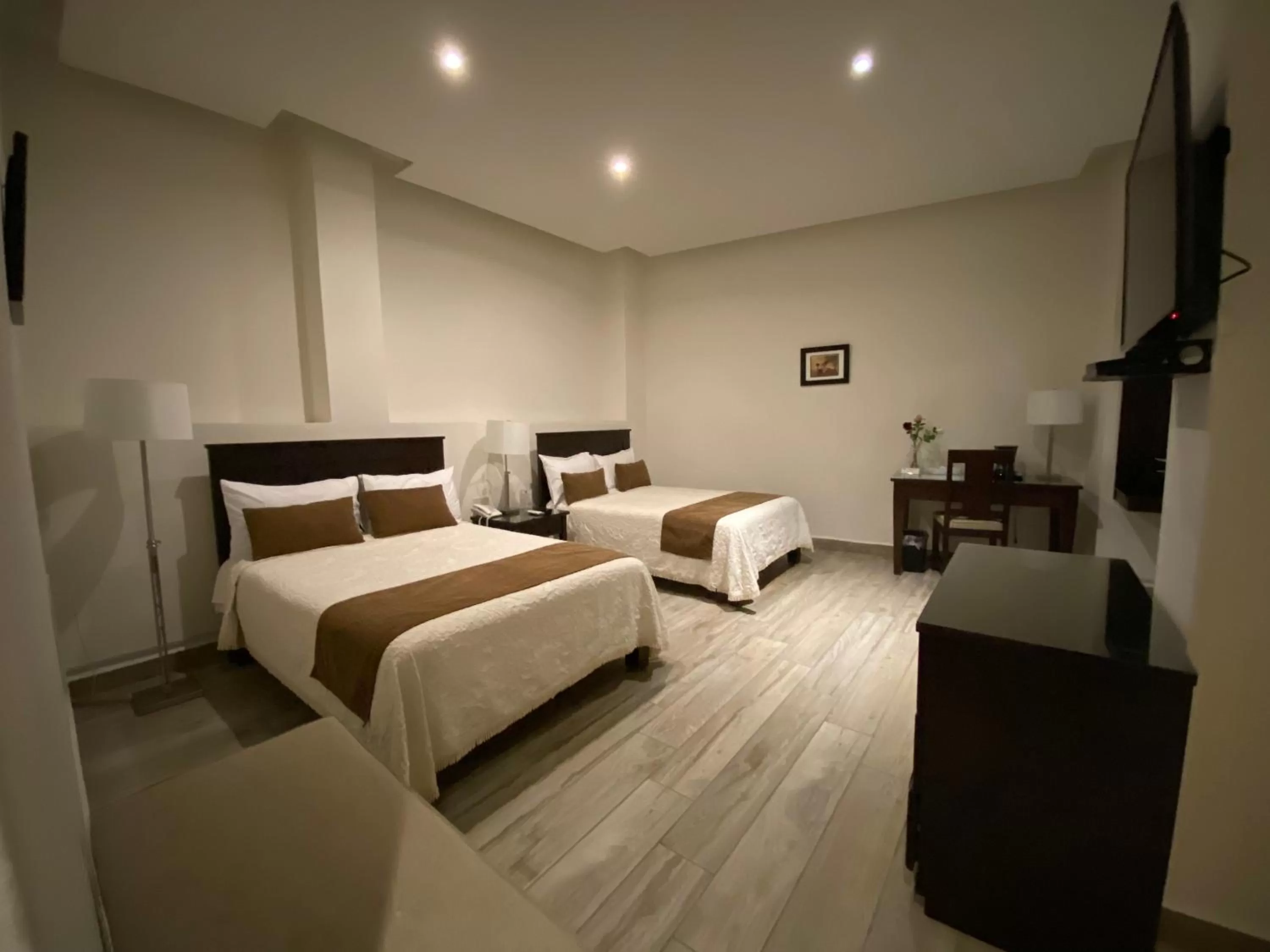 Bedroom, Bed in Hotel Casa Faroles Centro Histórico