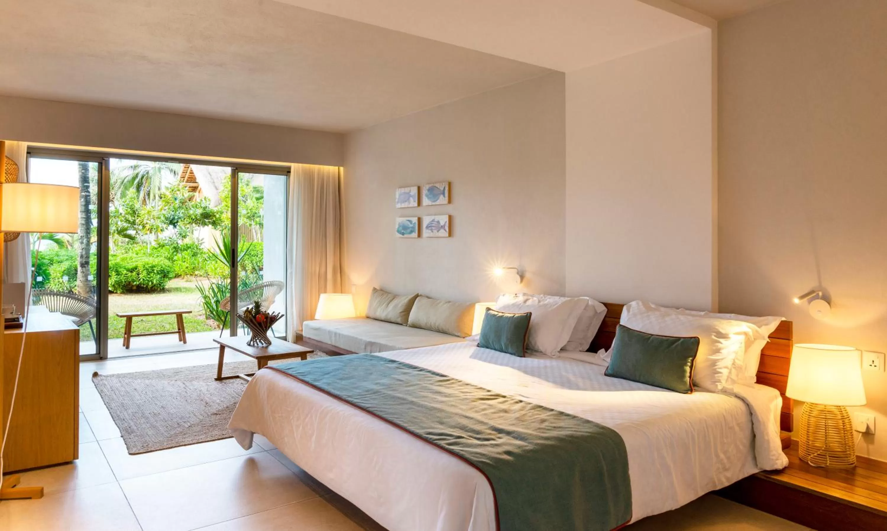 Bed in Preskil Island Resort