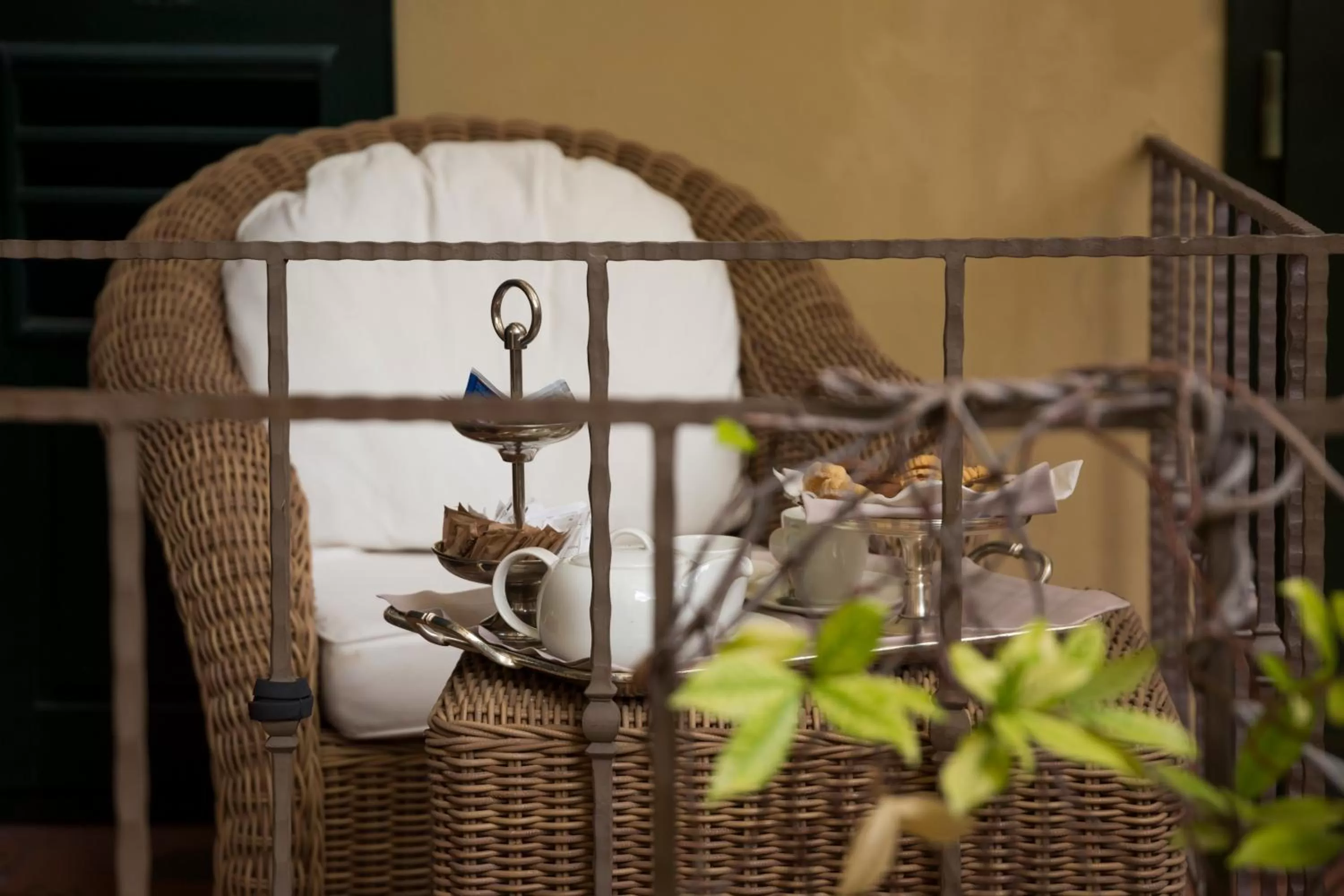 Patio in Grand Hotel Baglioni