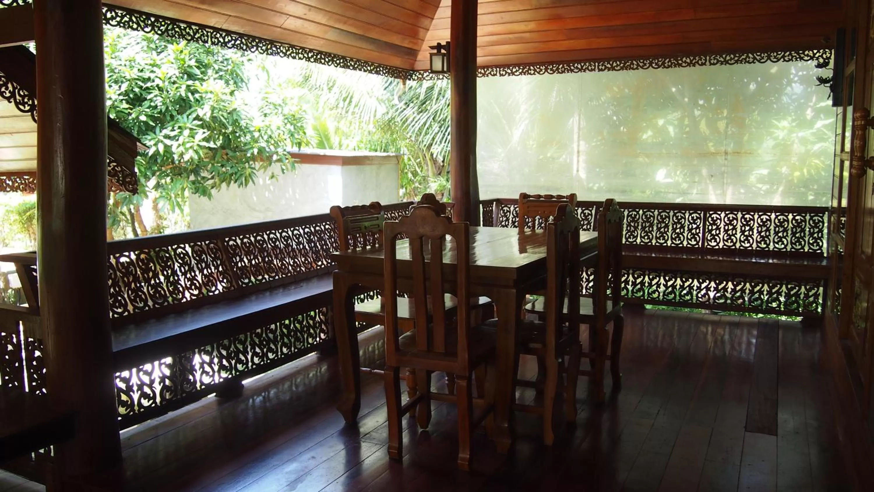 Patio in Cozy Garden Resort