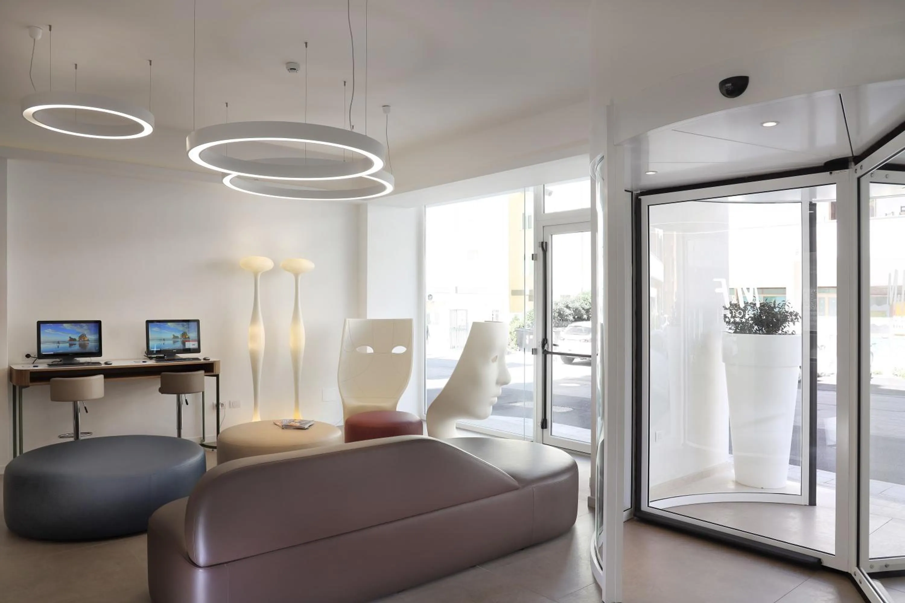 Lobby or reception in M&F Hotel