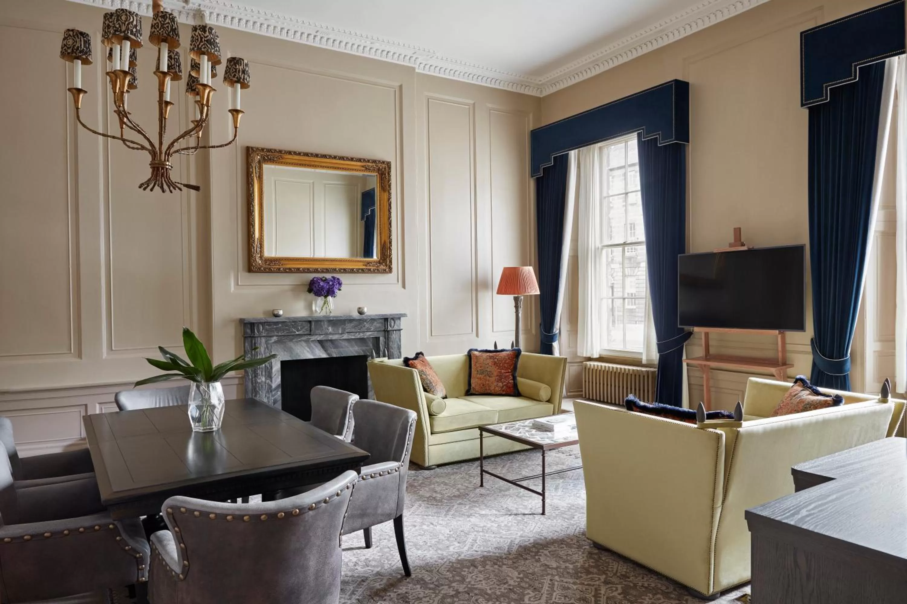 Living room in Kimpton Charlotte Square by IHG