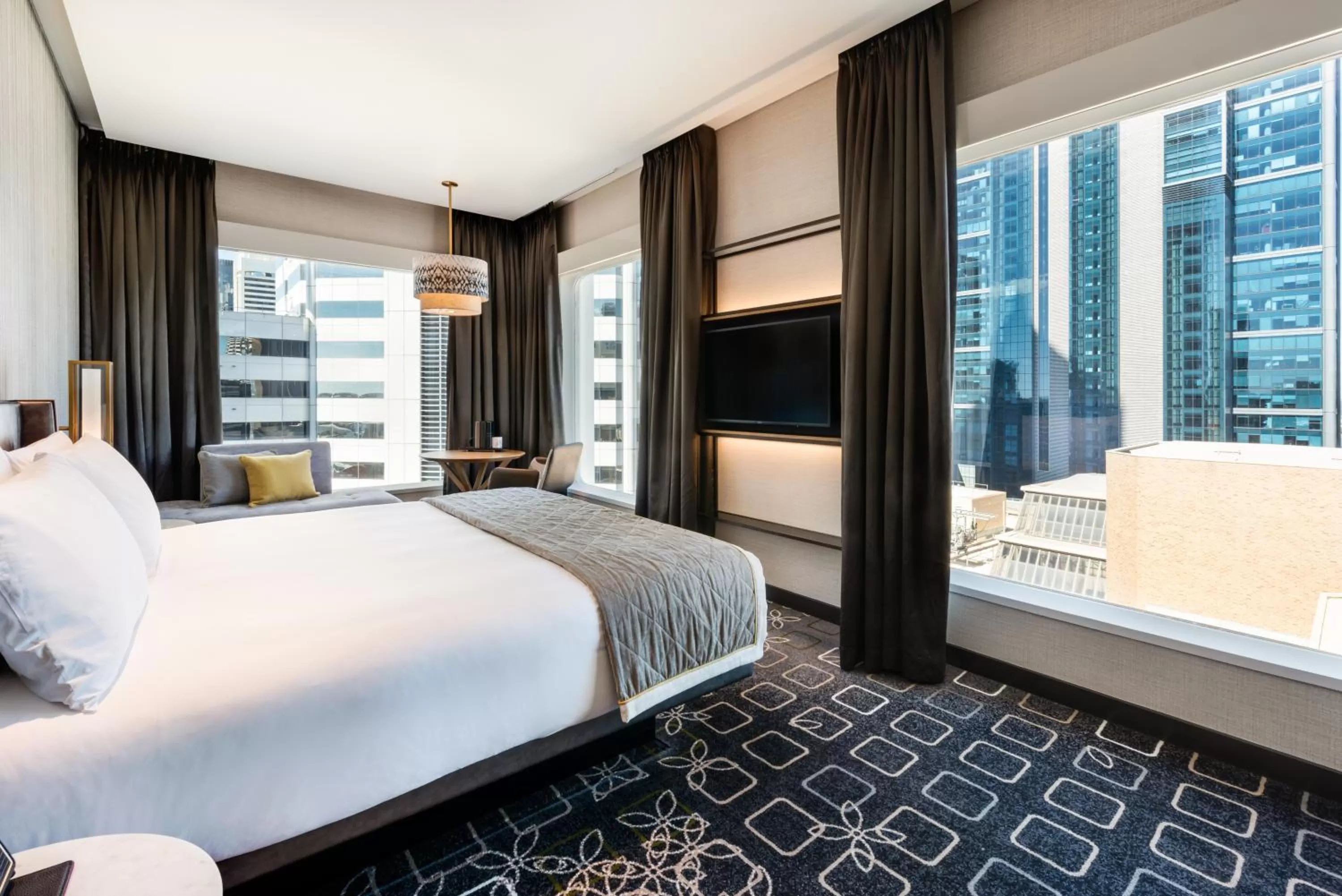 View (from property/room), Bed in InterContinental Perth City Centre by IHG