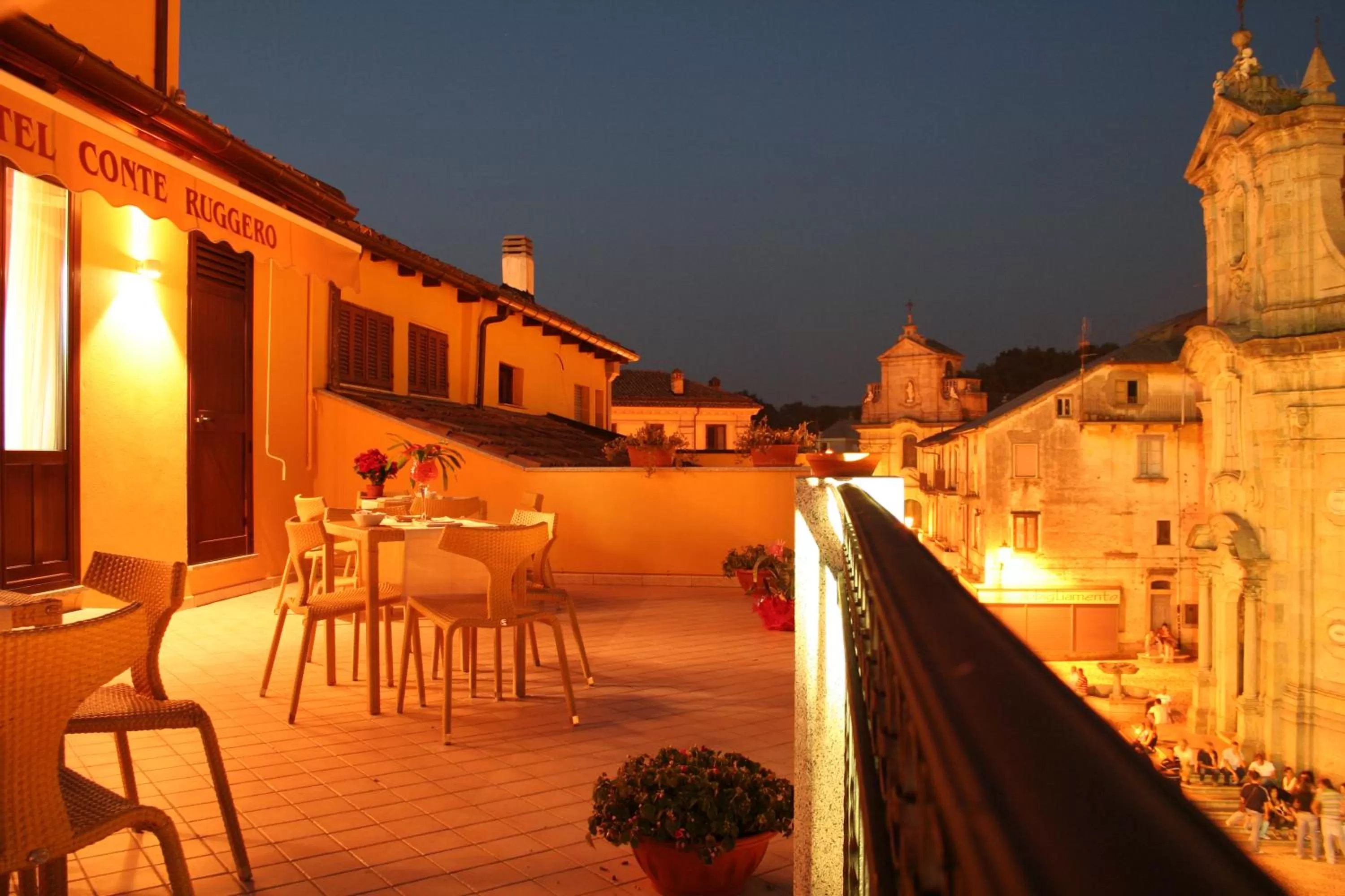 Property building in Hotel Conte Ruggero