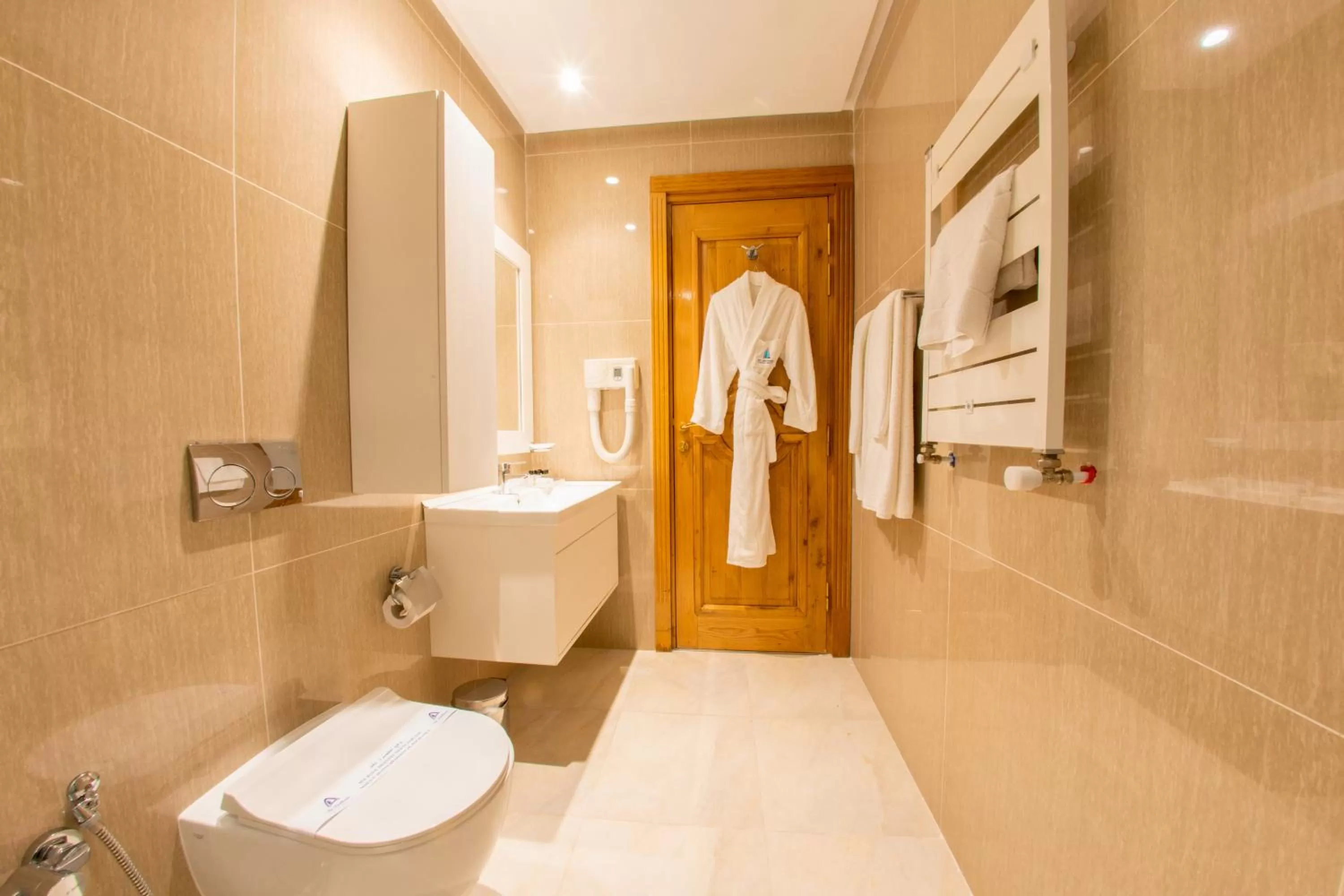 Toilet in The Penthouse Suites Hotel