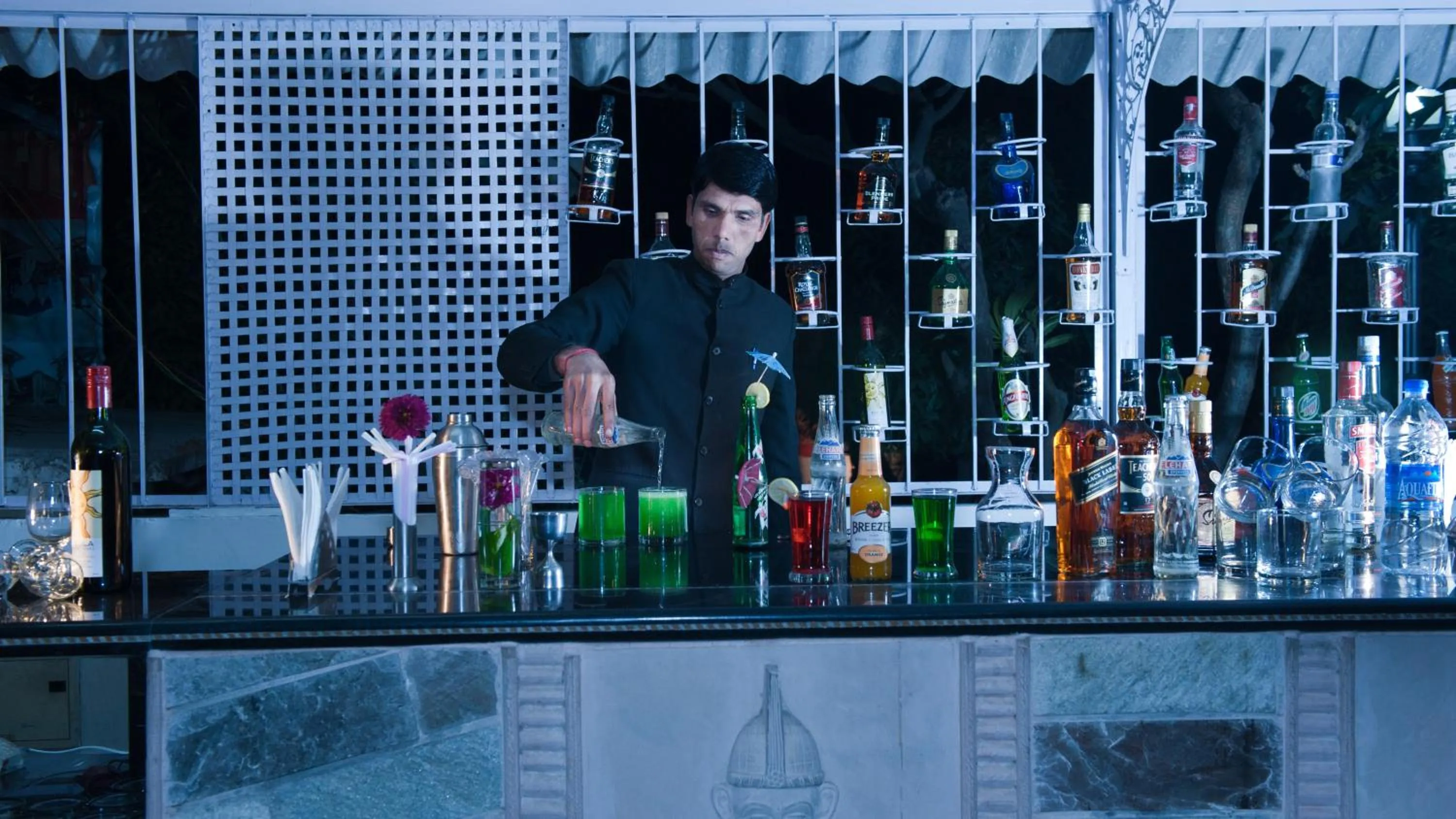 Lounge or bar in Hari Mahal Palace by Pachar Group