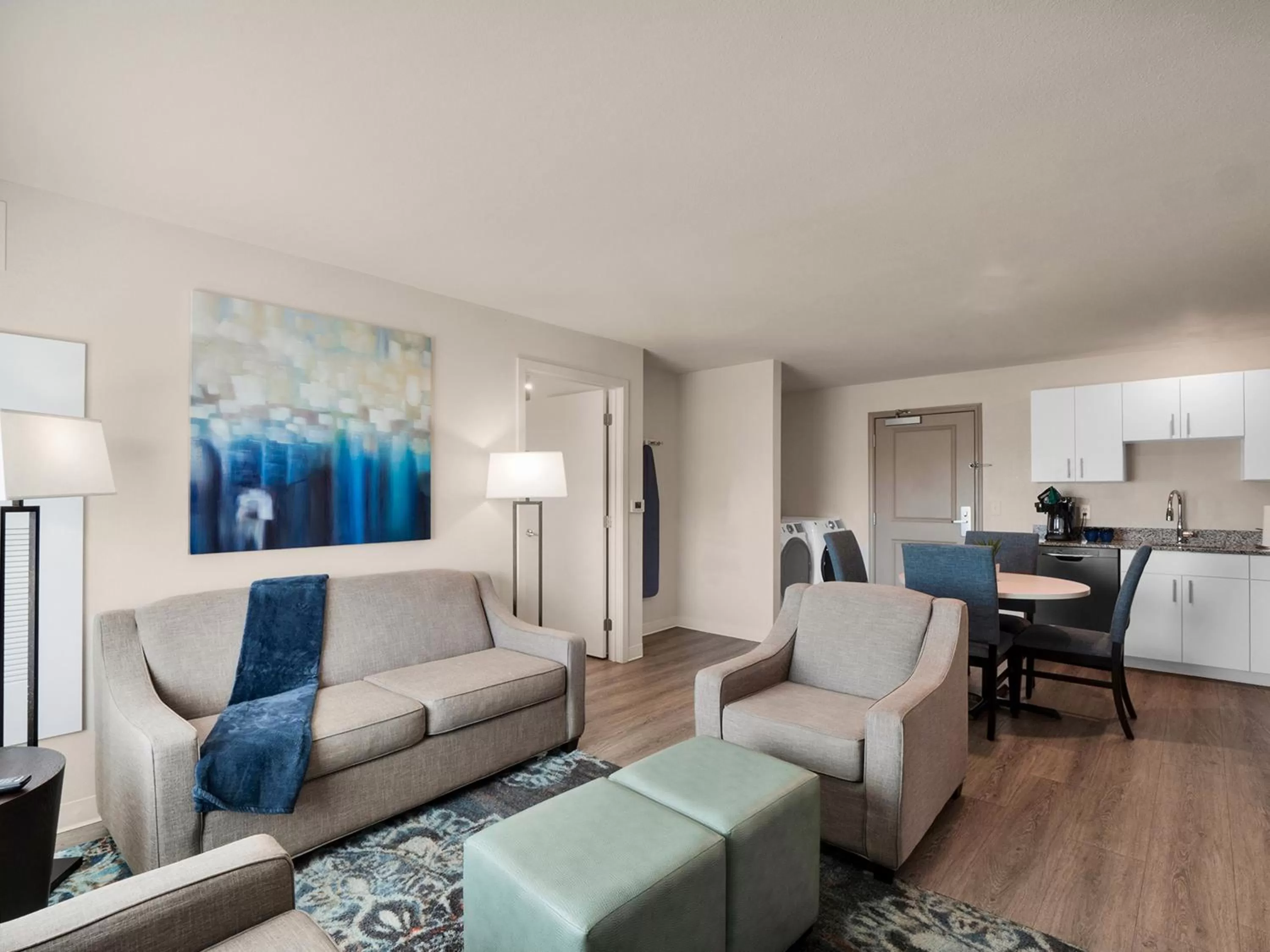 Living room in WaterWalk Extended Stay by Wyndham Charlotte - Arrowood
