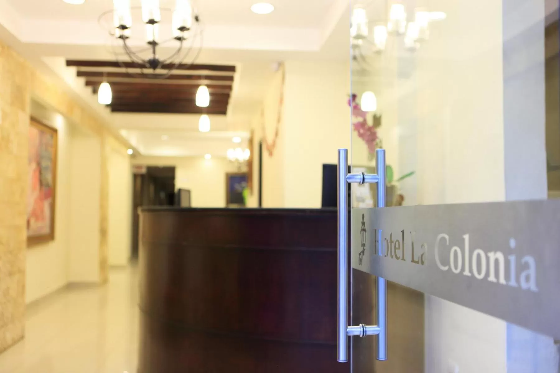 Lobby or reception in Hotel La Colonia