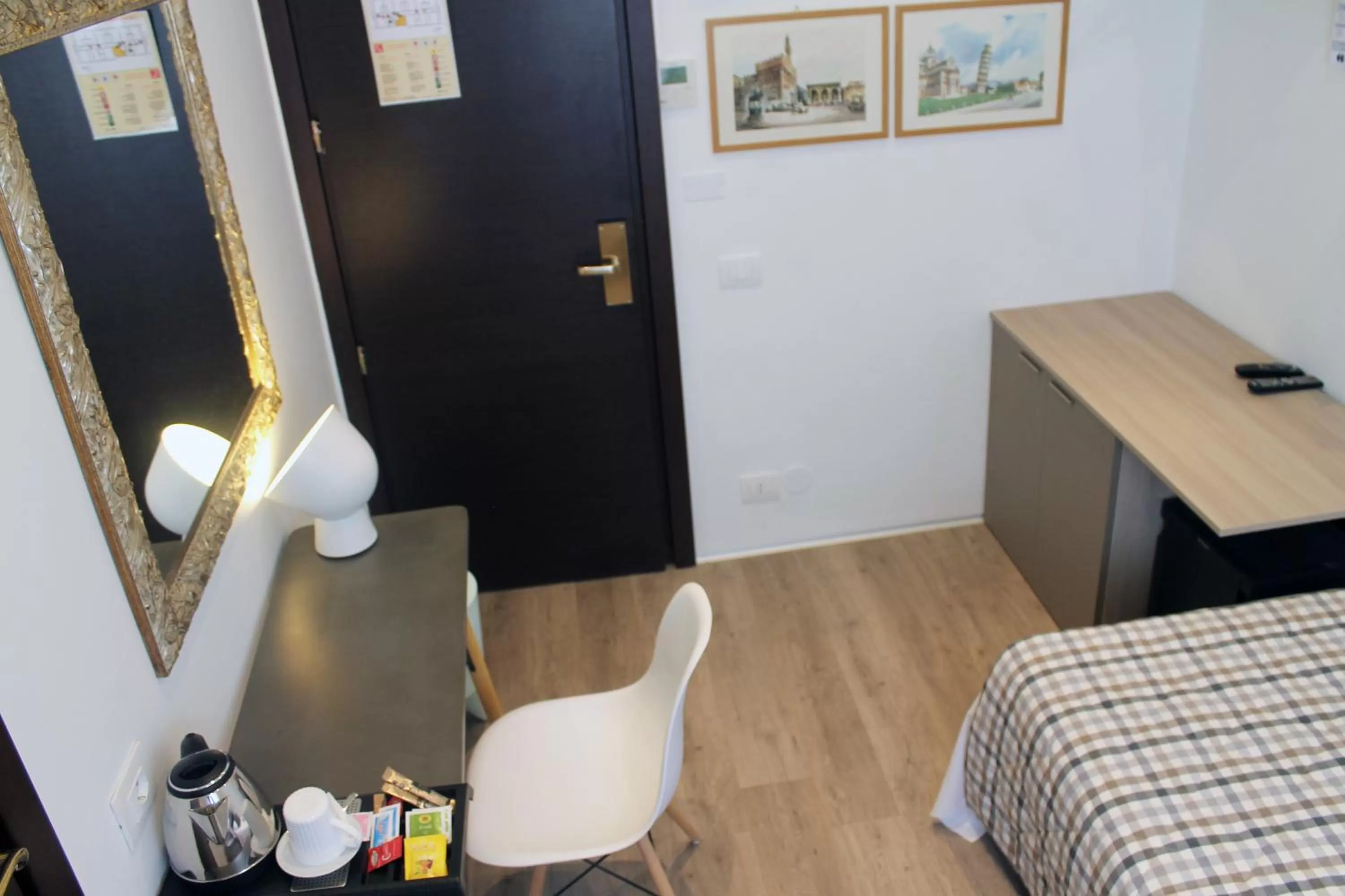 Bed in Hotel Bernina