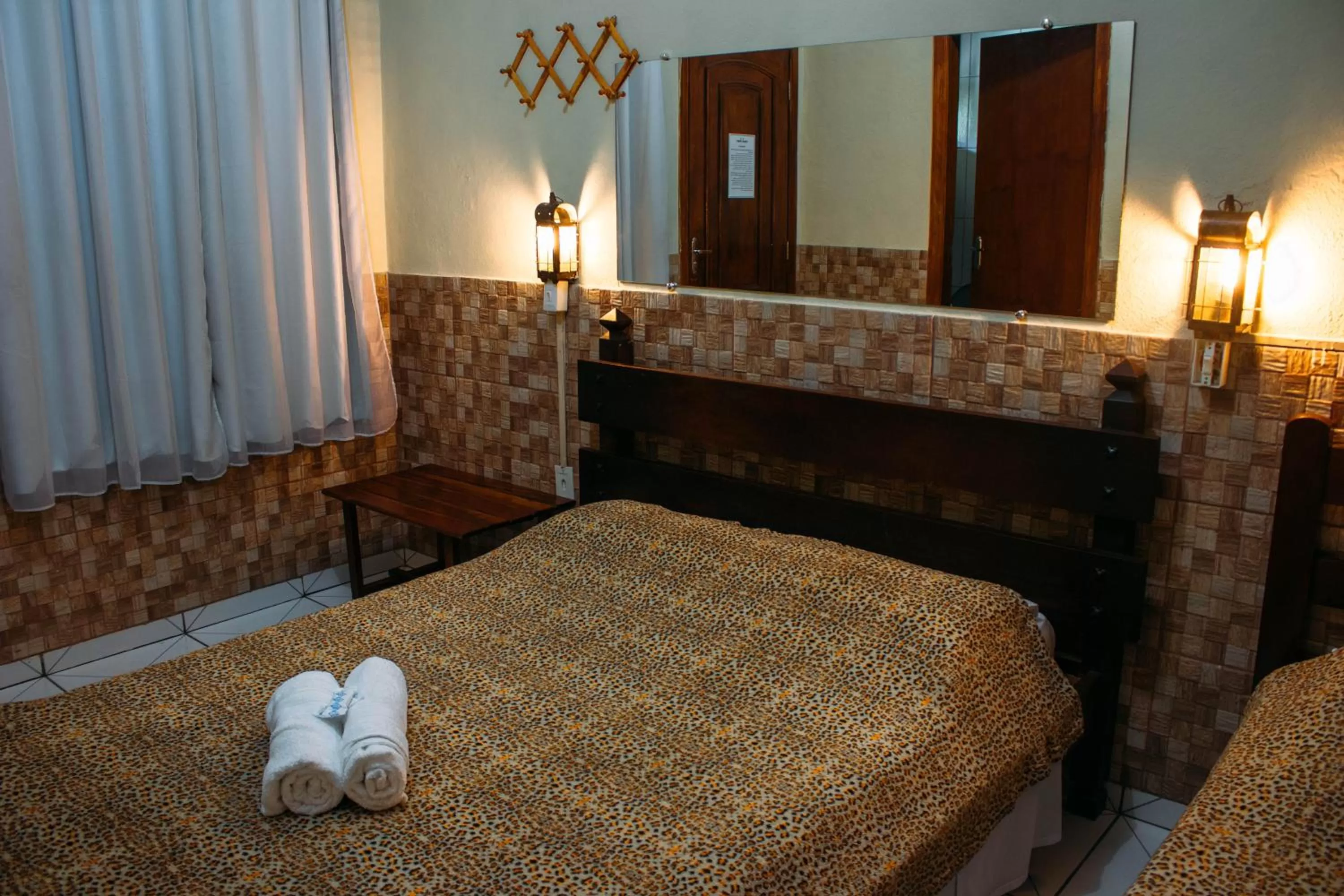 Bed in Pousada Campo Alegre