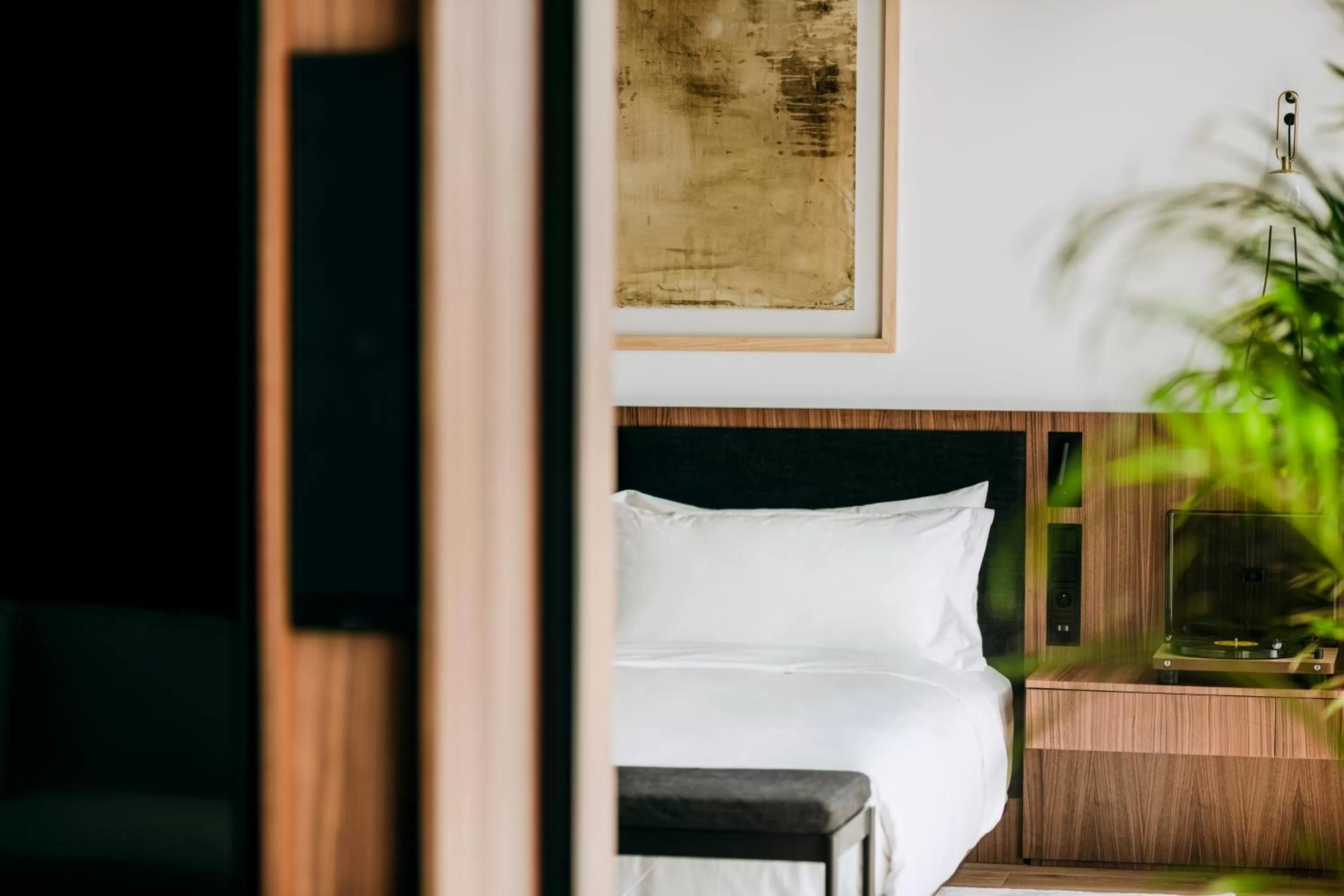 Decorative detail, Bed in Nobu Hotel Warsaw