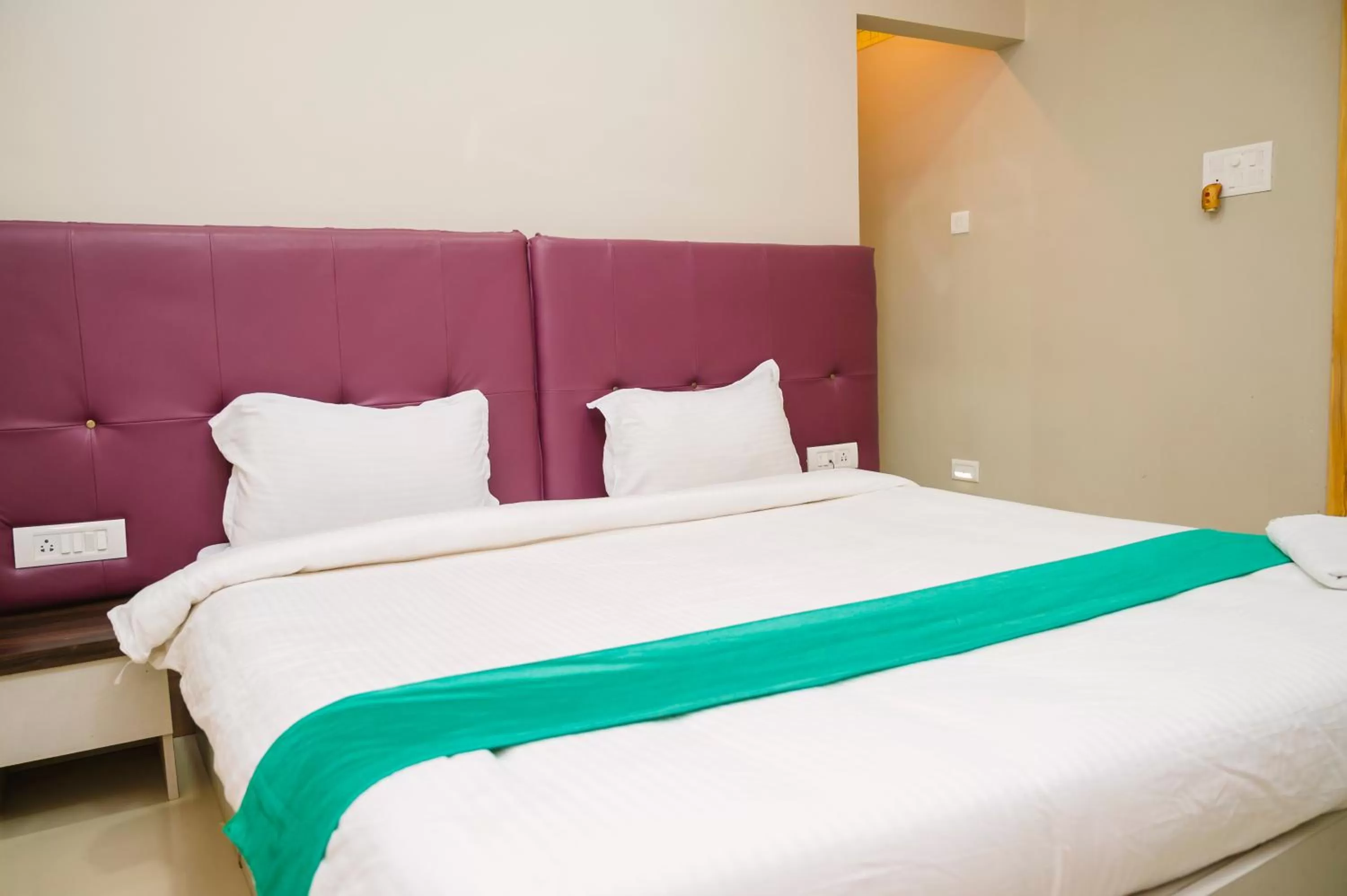 Bed in Hotel Green Apple