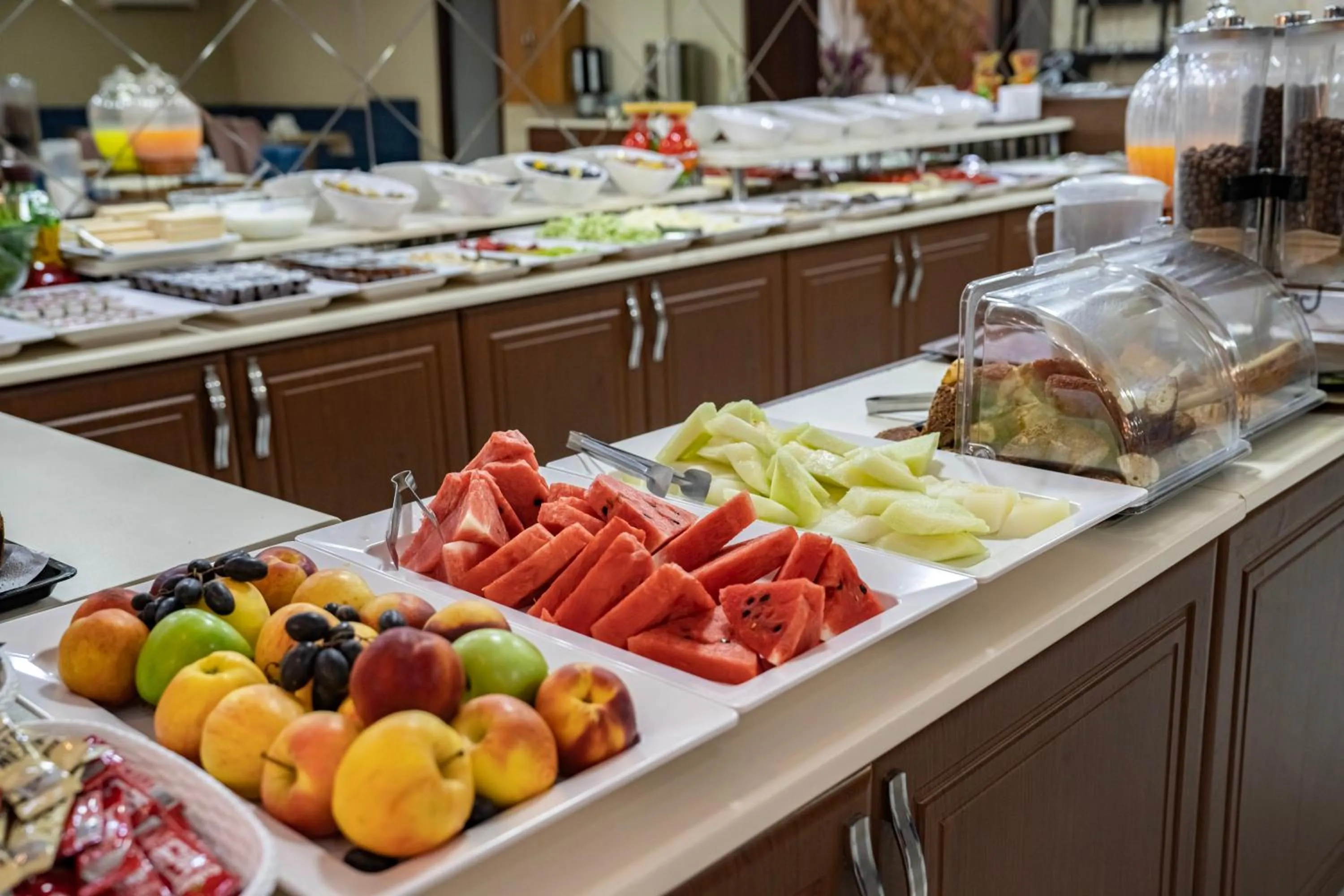 Buffet breakfast in Grand Hamit Hotel