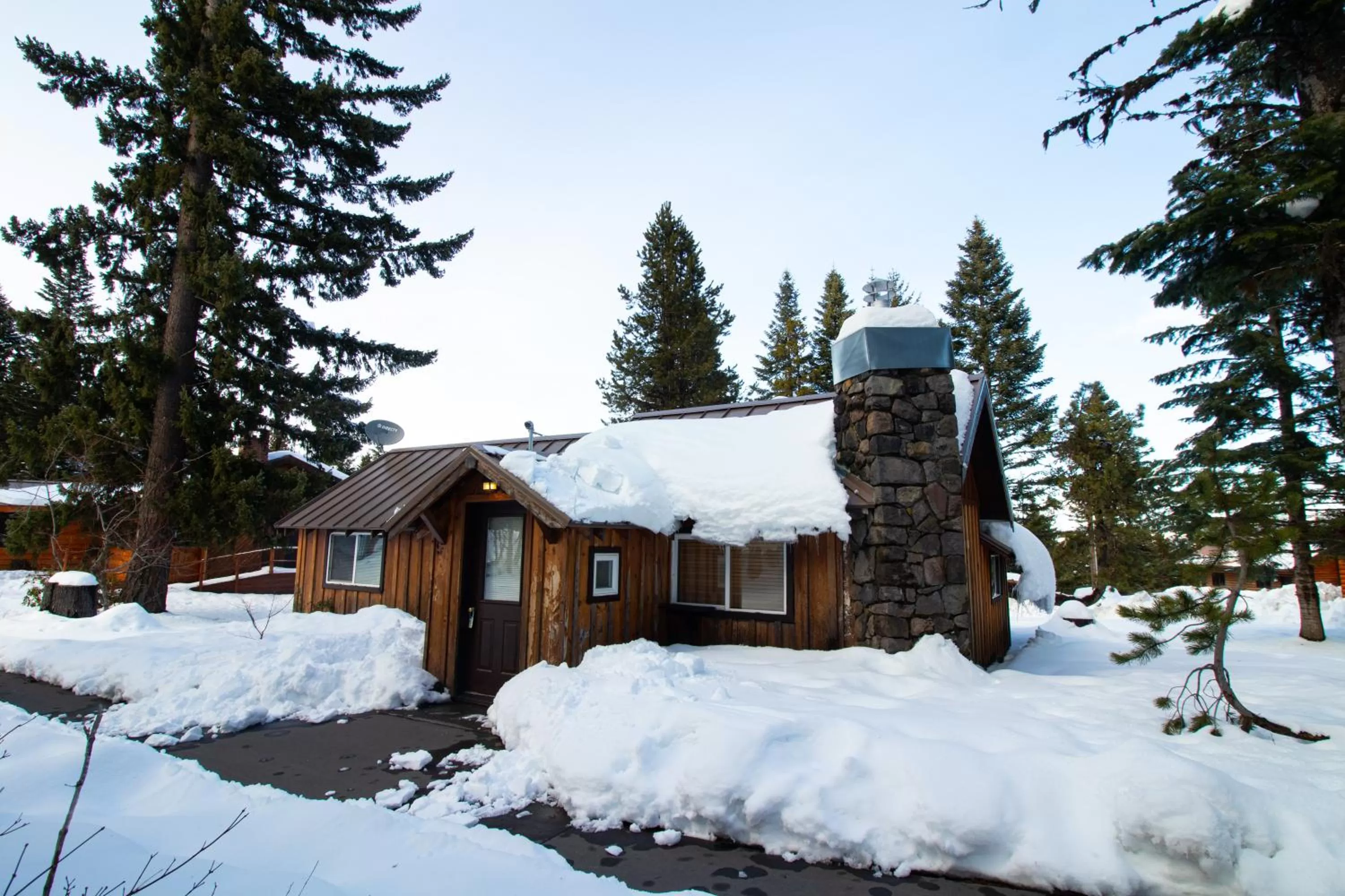 Property building, Winter in Cooper Spur Mountain Resort
