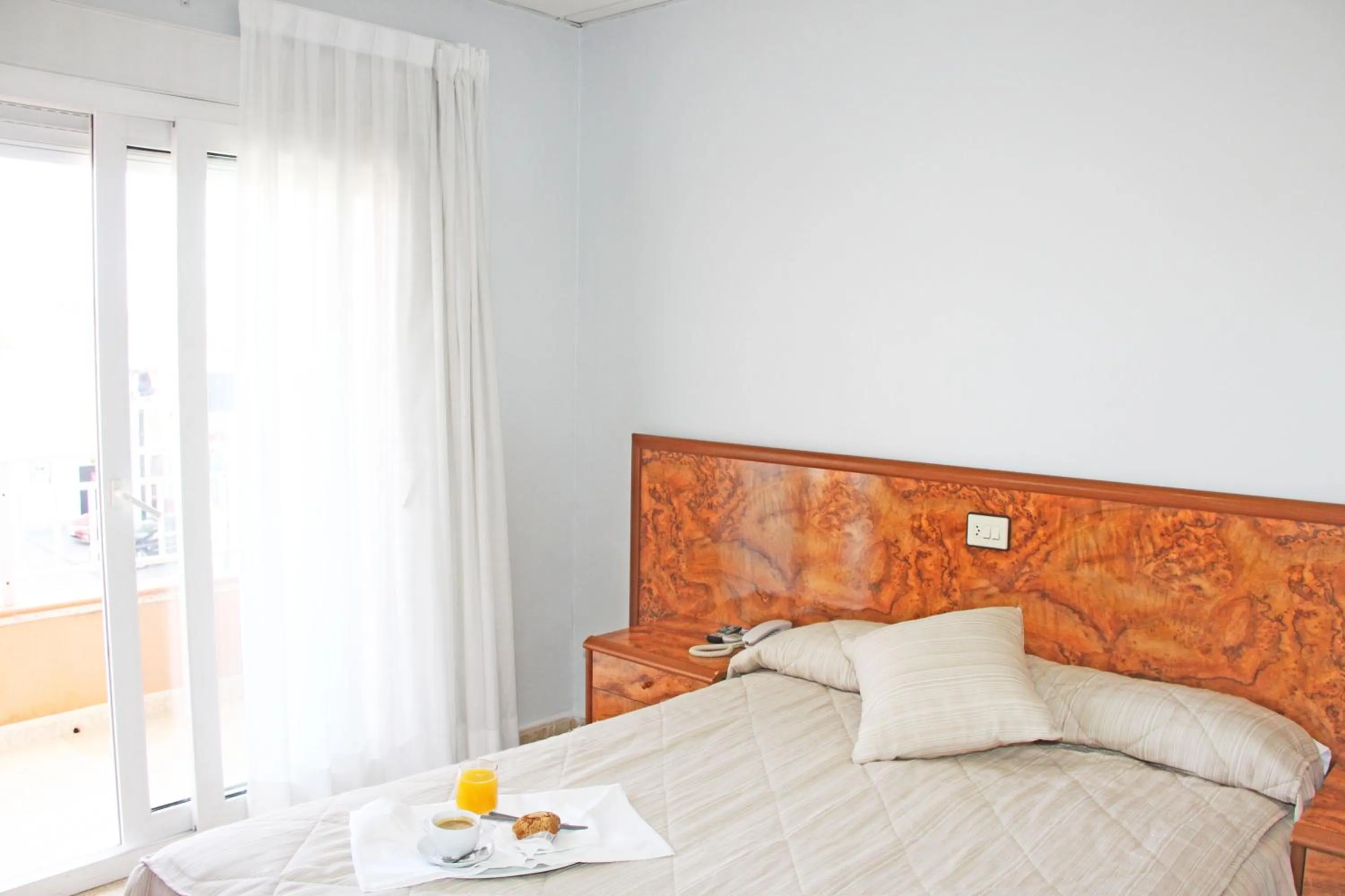 Bed in Hotel Trabuco