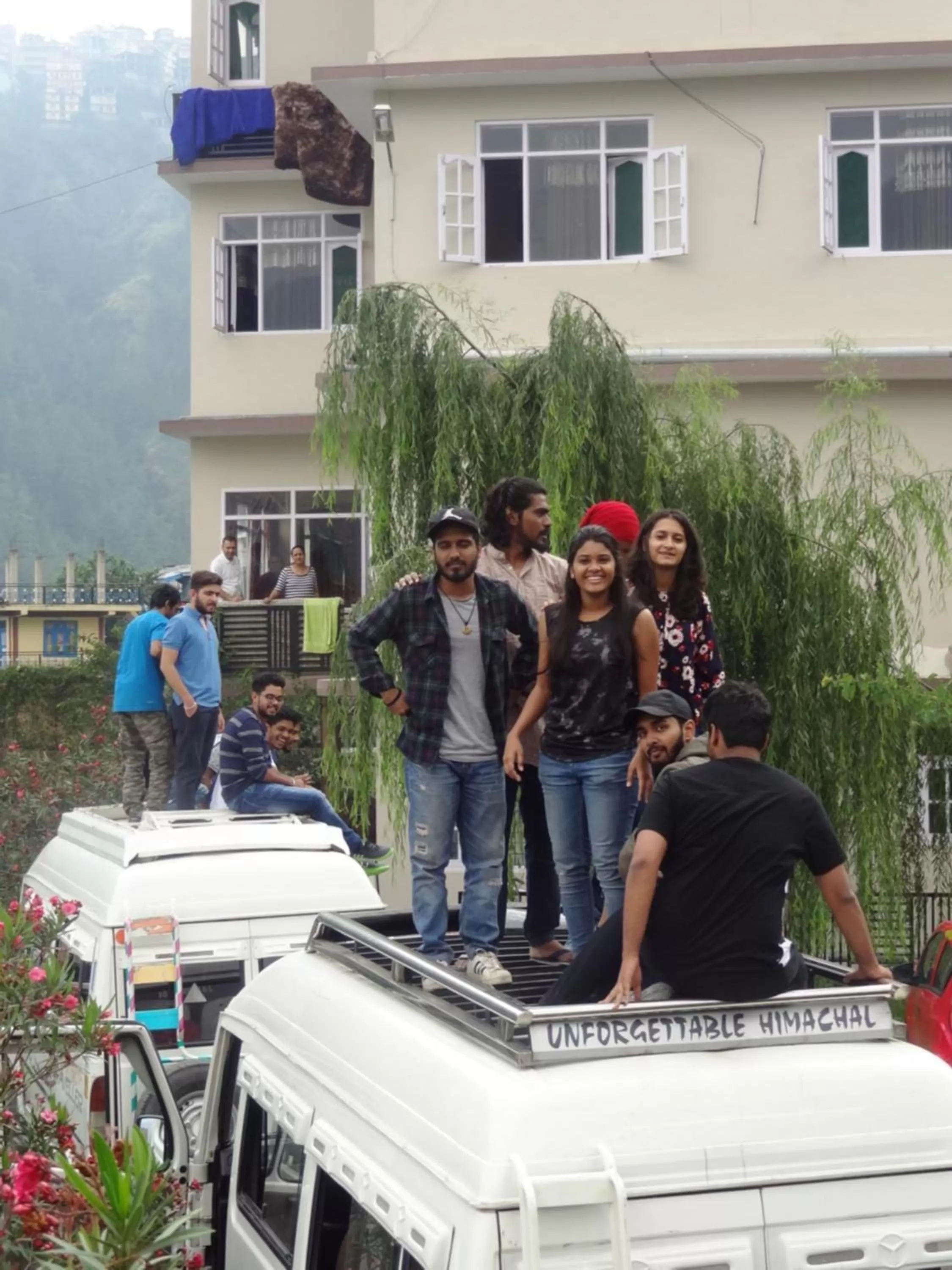 group of guests in Sai Cottage Shimla