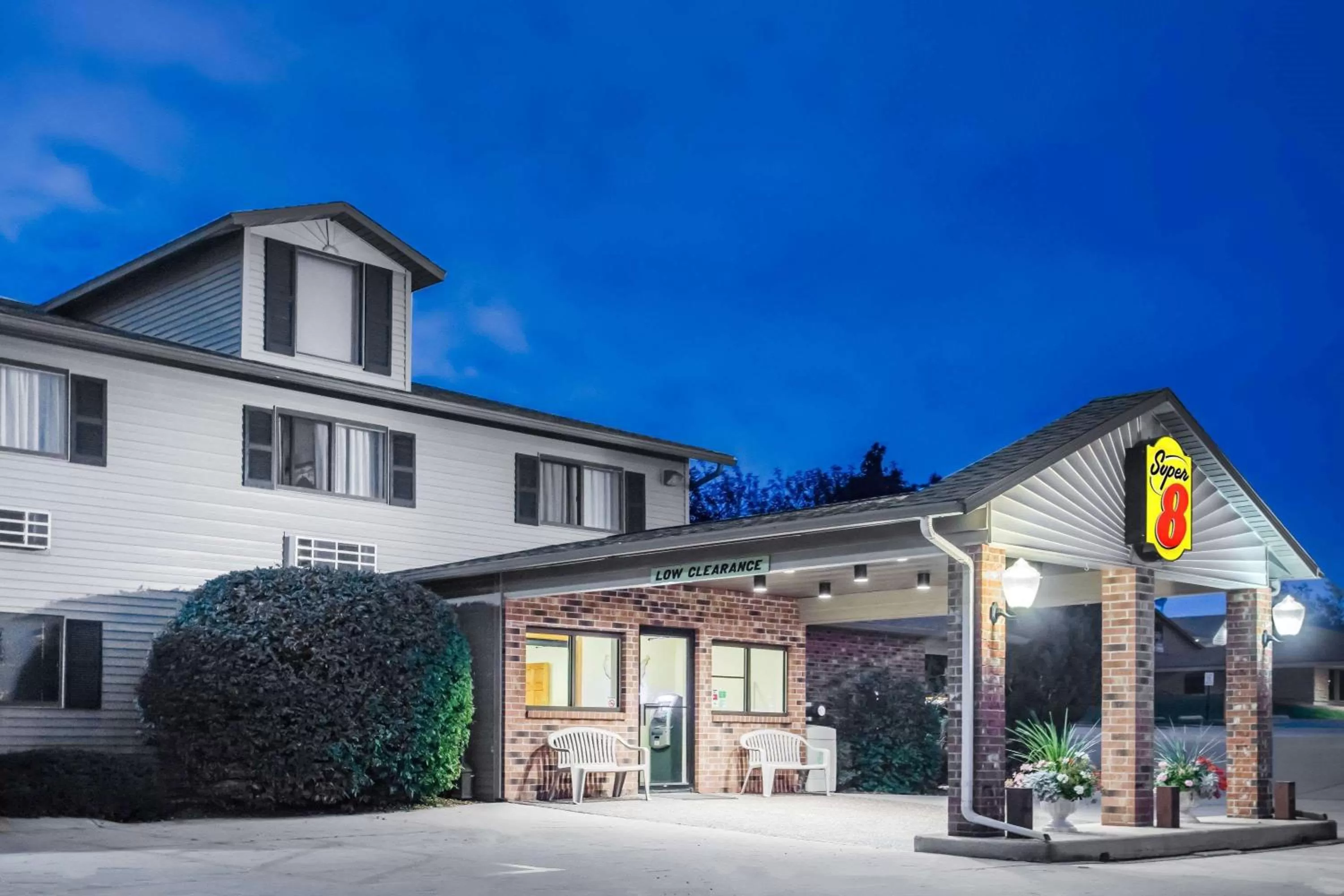 Property building in Super 8 by Wyndham Monroe WI