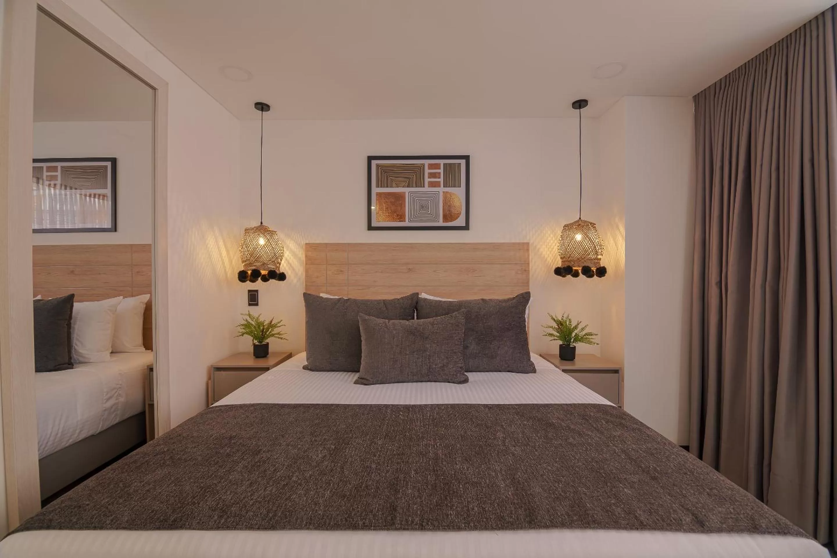 Bed in First Class Hotel