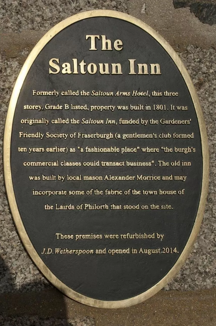 Decorative detail in The Saltoun Inn