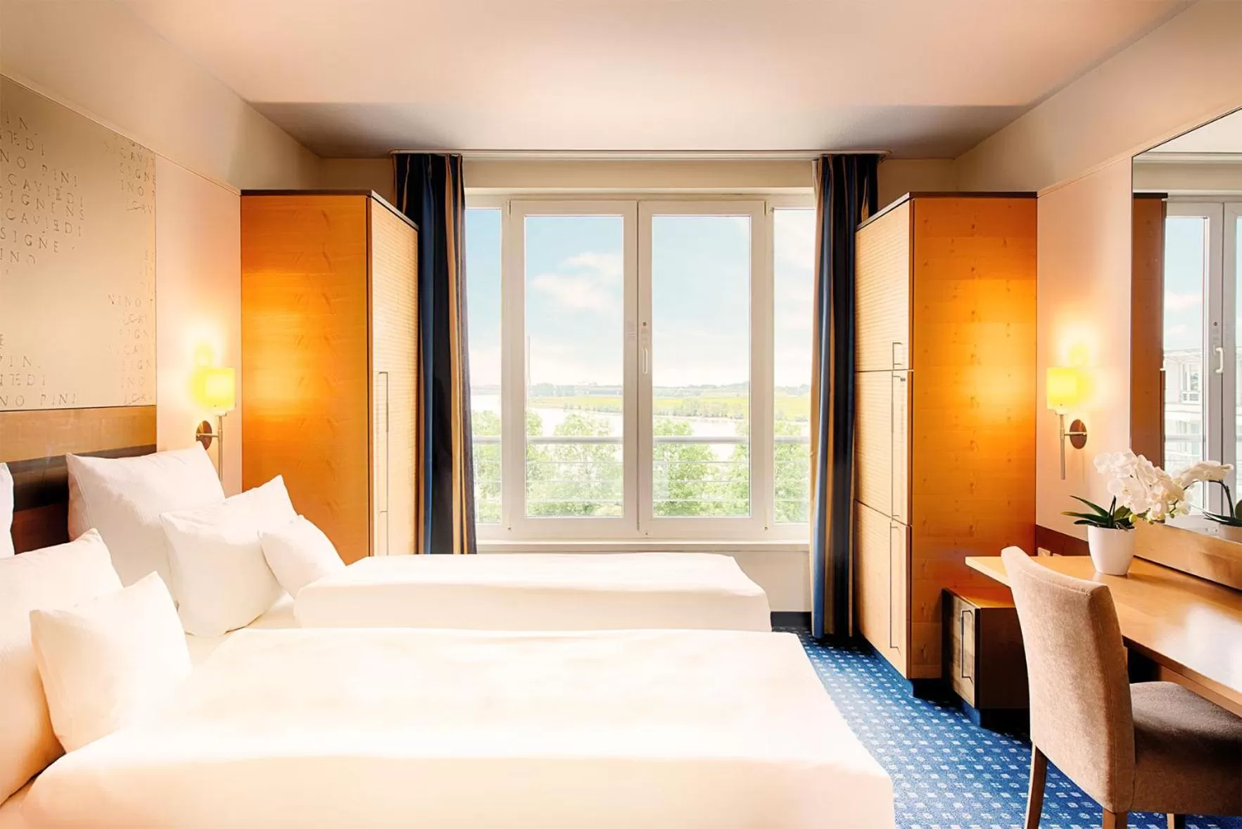 Bed in Welcome Hotel Wesel