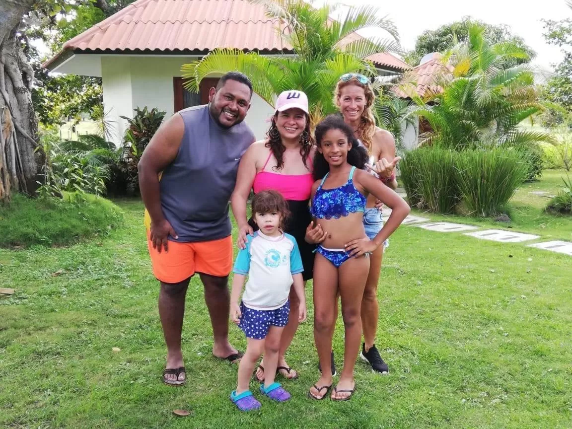 Family in Cabañas La Casa de Pucha