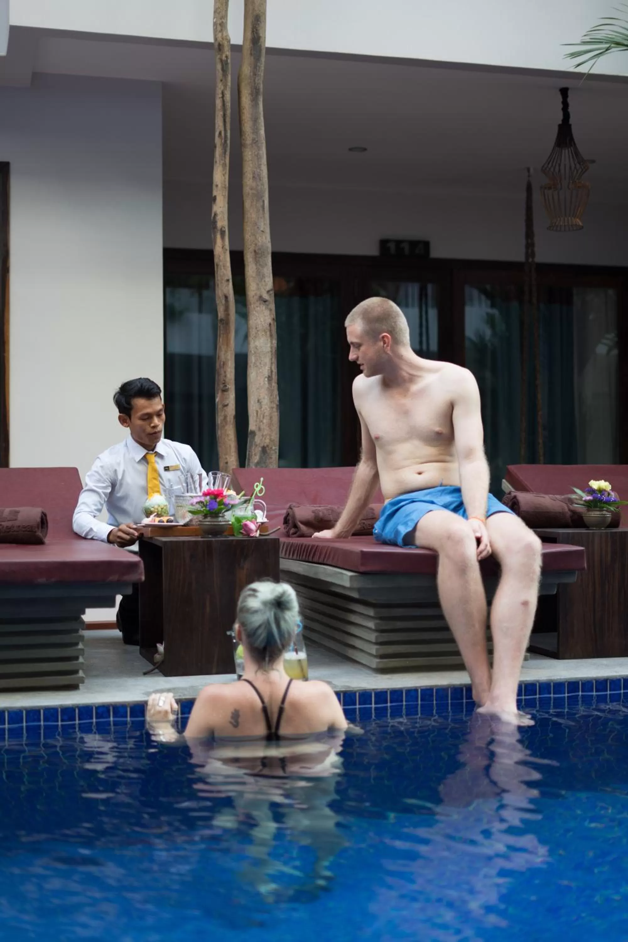Swimming pool in Golden Temple Retreat