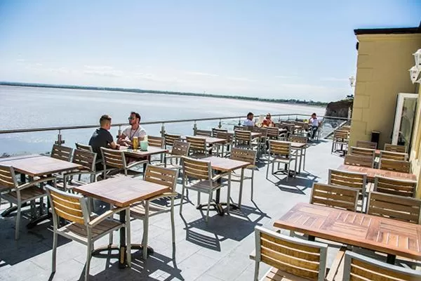 Patio in The Pegwell Bay Hotel