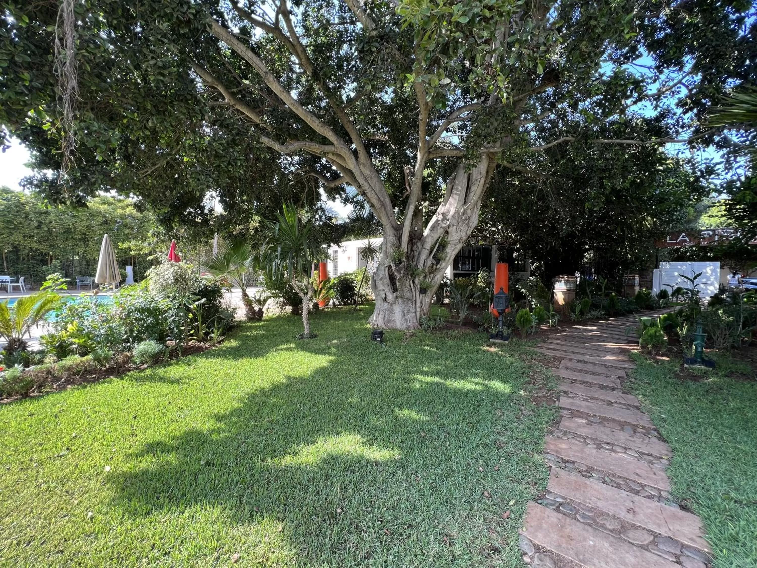 Garden view in Le Sphinx Boutique Hôtel