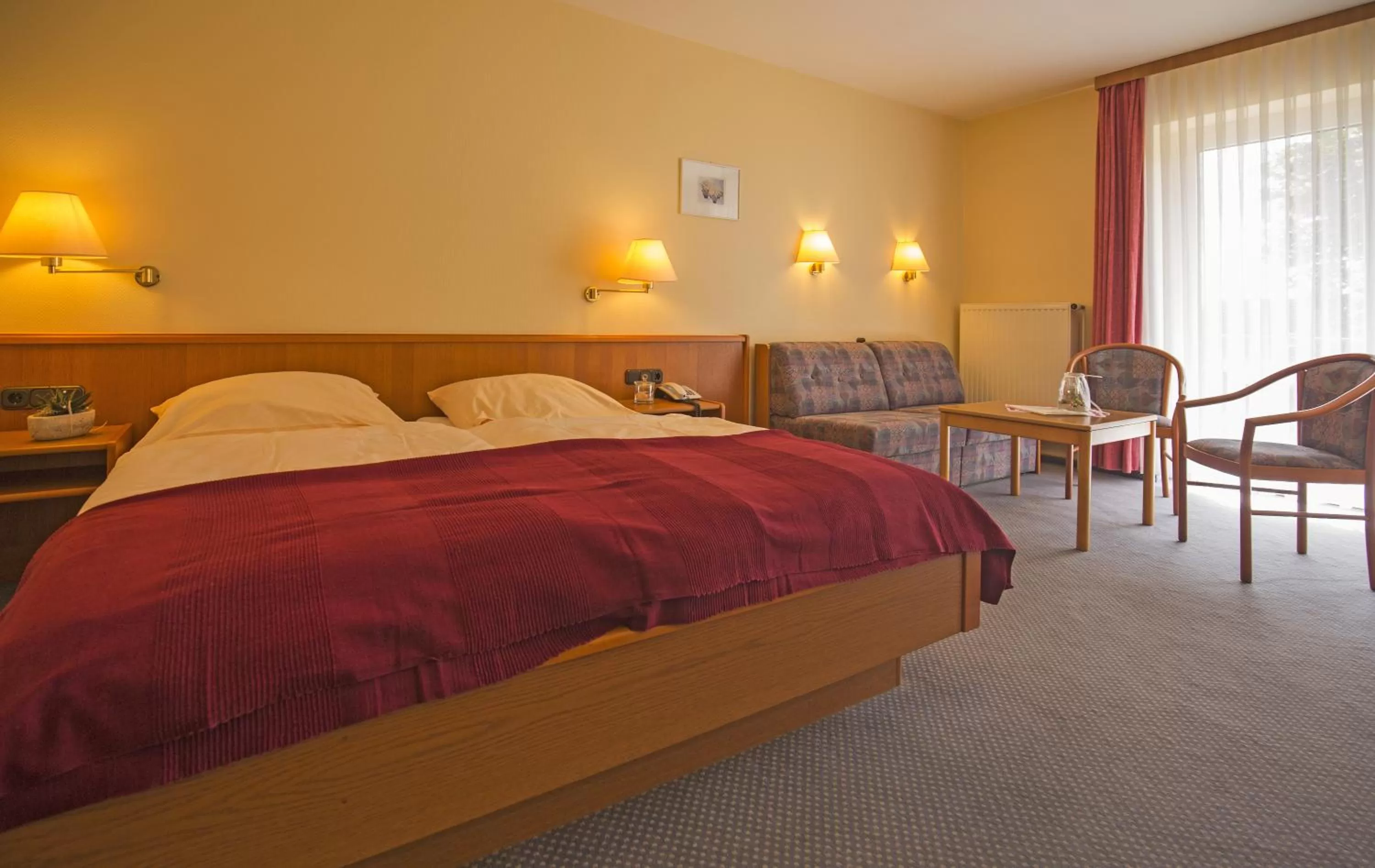 Bed in Hotel Wittensee Schützenhof