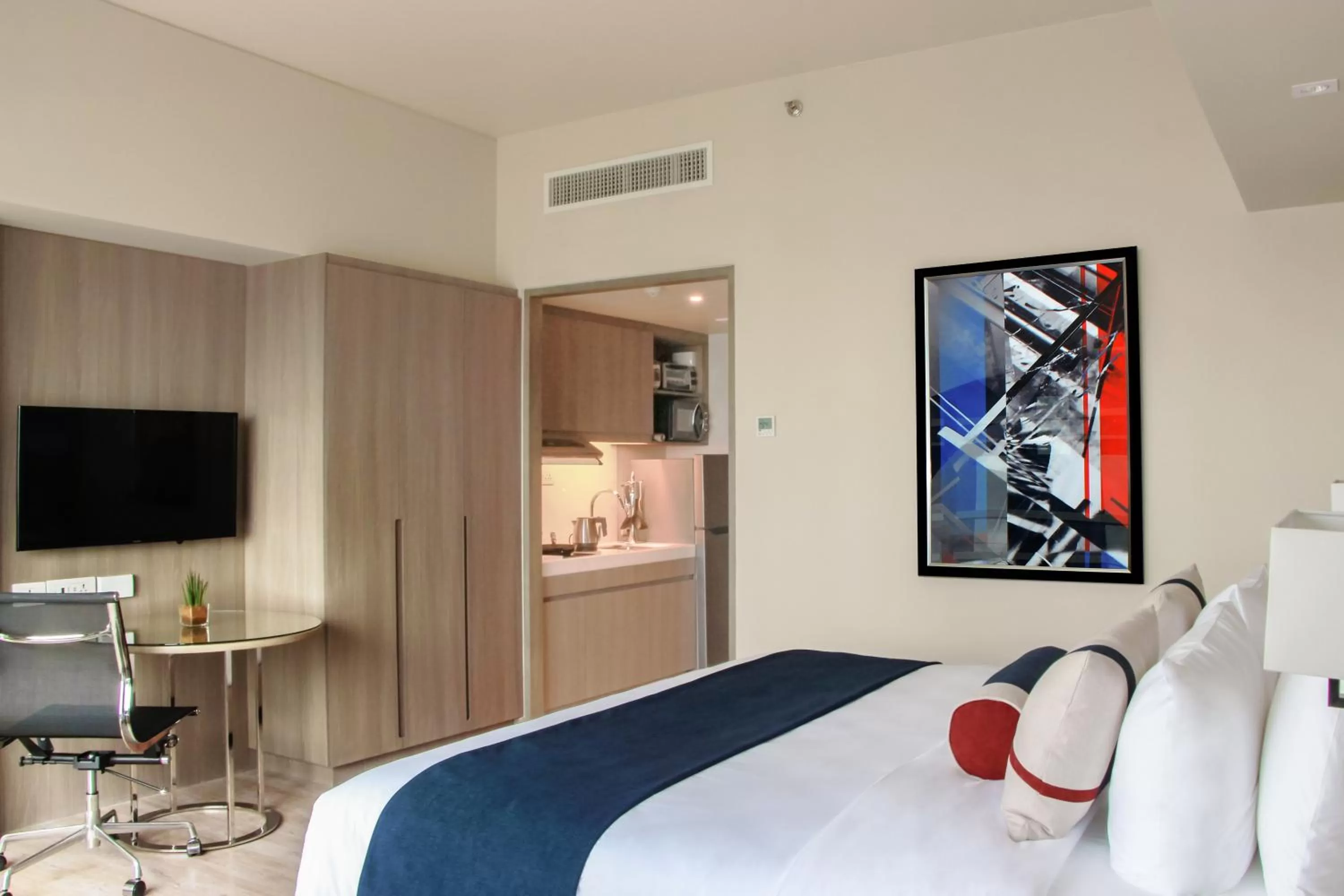 Bed in Seda Residences Makati