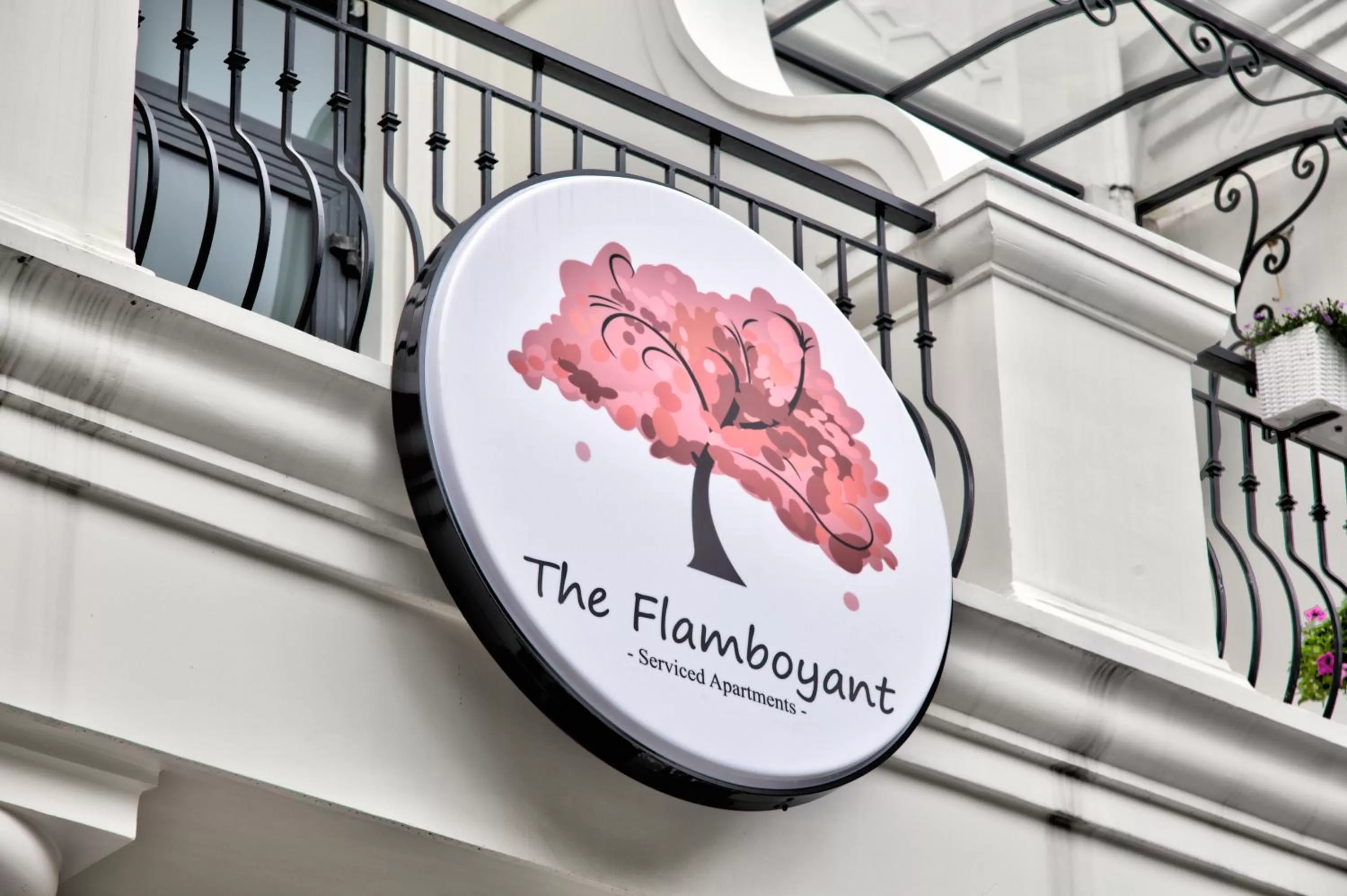 Property logo or sign in The Flamboyant #StayWork Vinhomes Marina