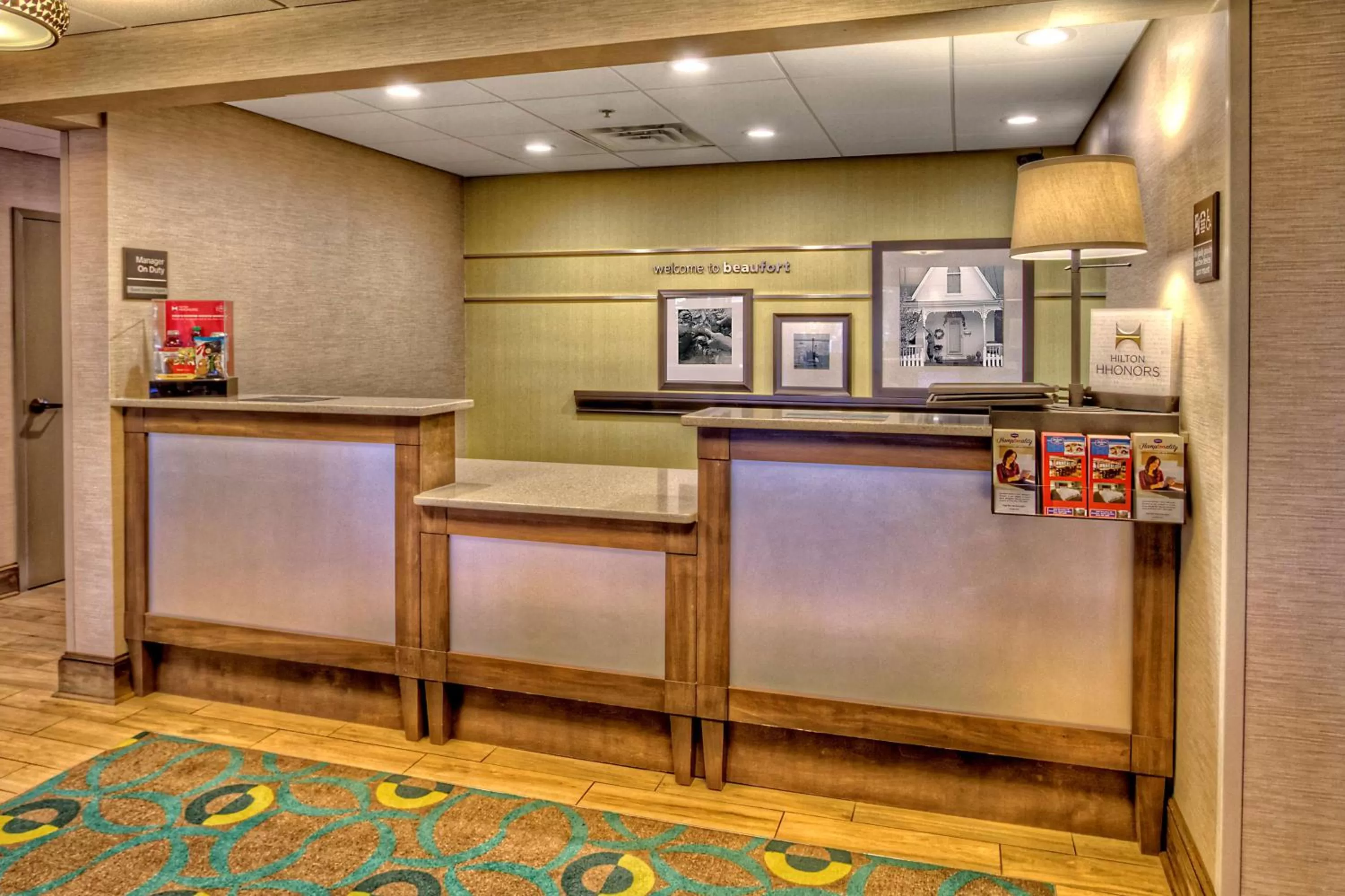 Lobby or reception in Hampton Inn Beaufort