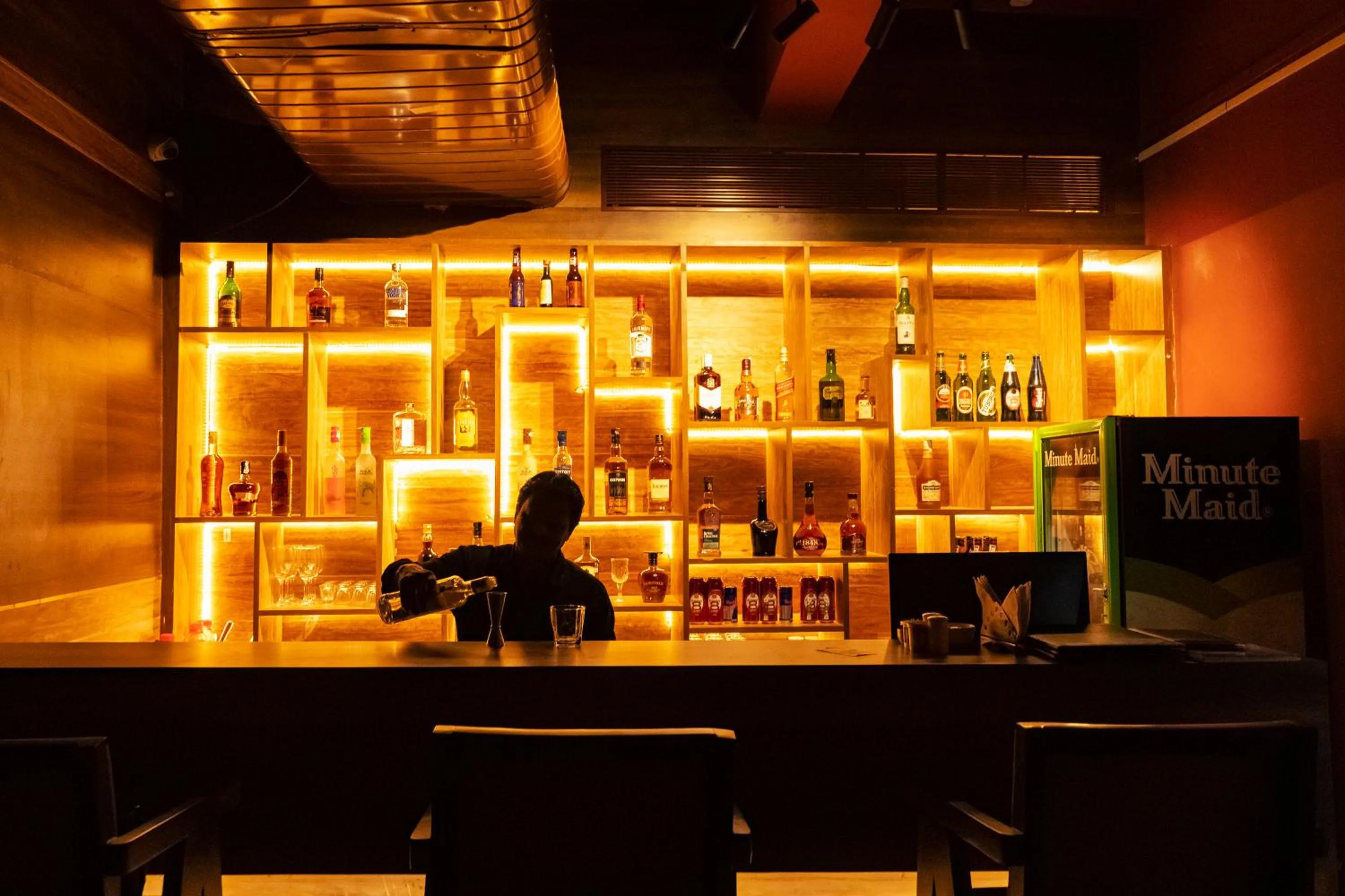 Lounge or bar in Moskva Hotel