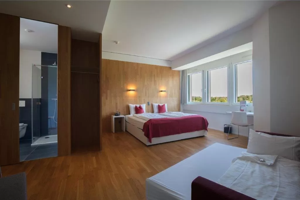 Bed in Hotel Restaurant Rhy