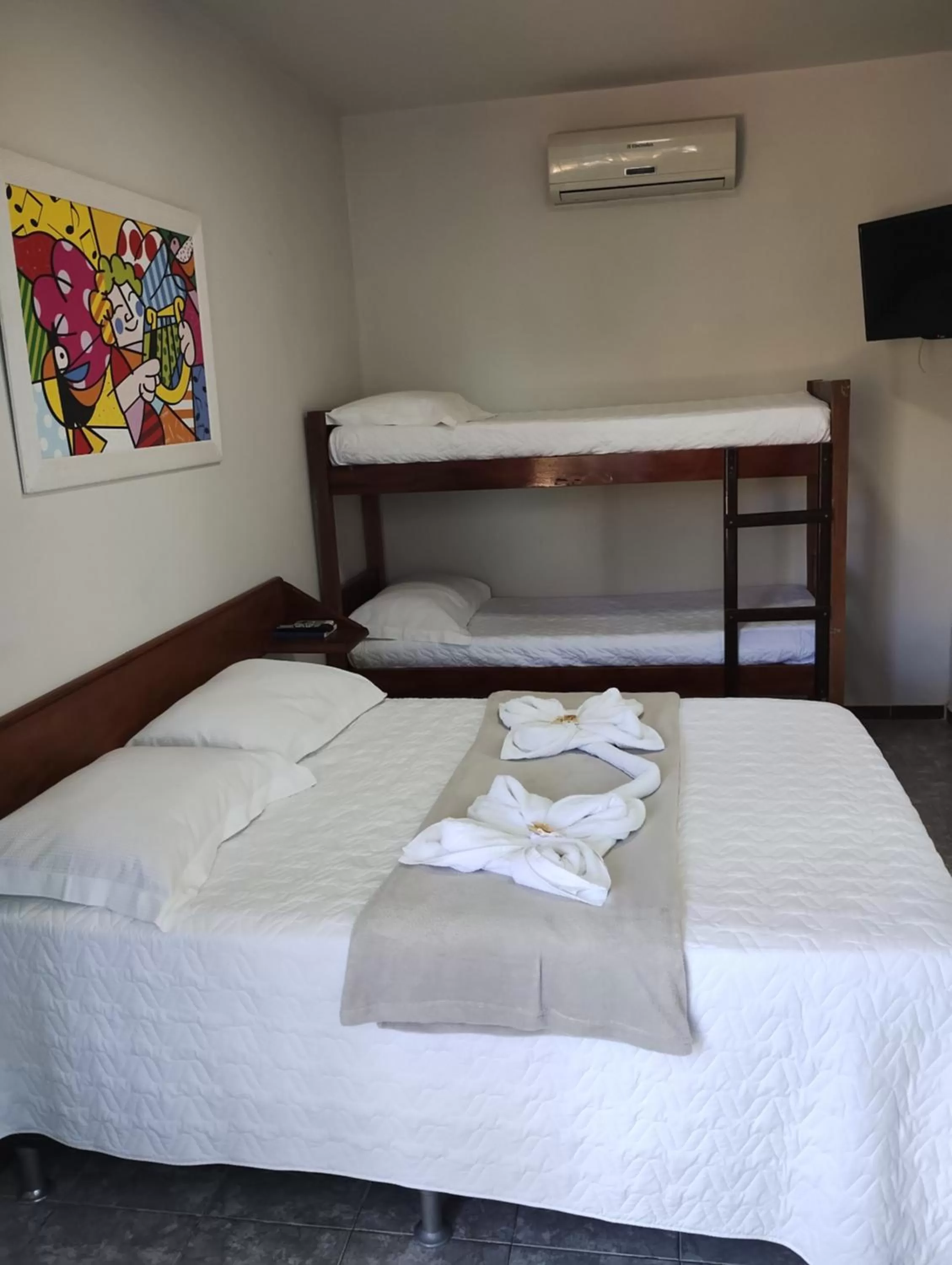 Bed in Pousada Paraíso do Atlântico