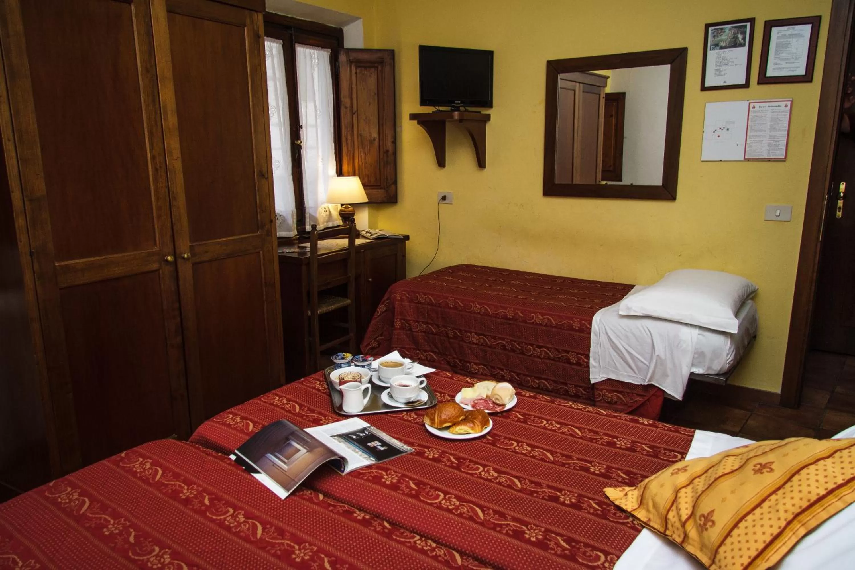 Bedroom, Bed in Hotel Nizza