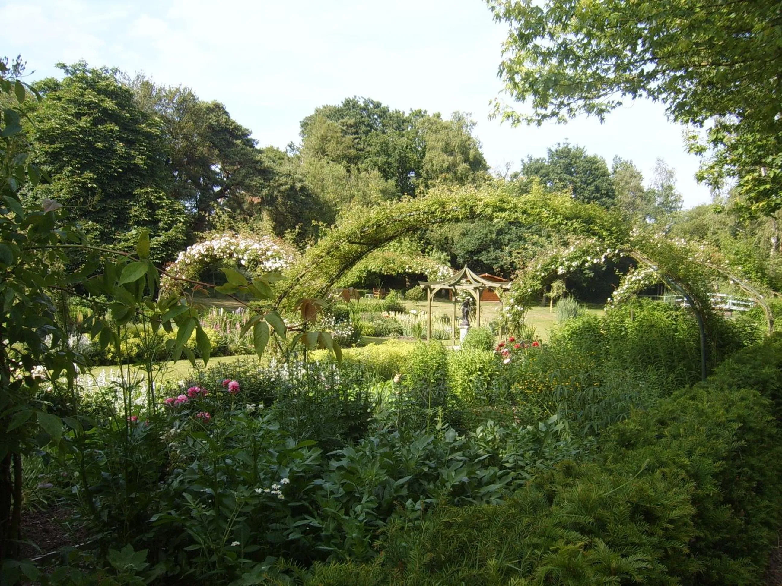 Garden in Passford House Hotel