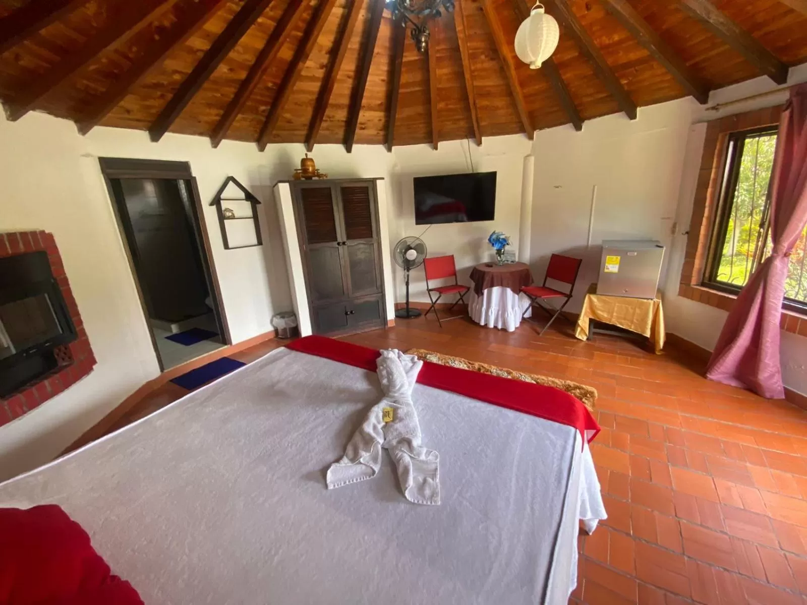 Bed in Hotel Campestre la Loma curiti