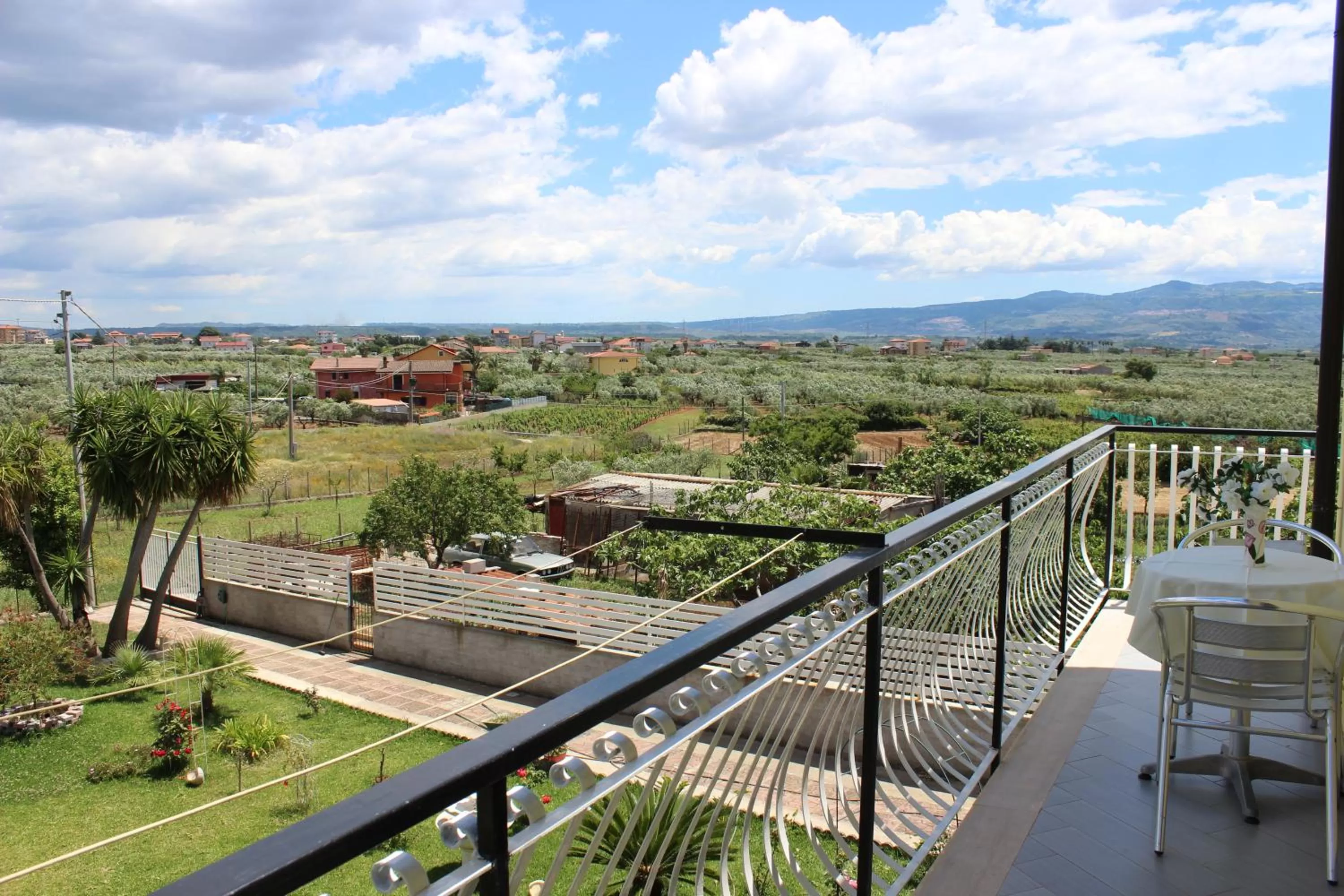 Natural landscape in B&B La Vigna