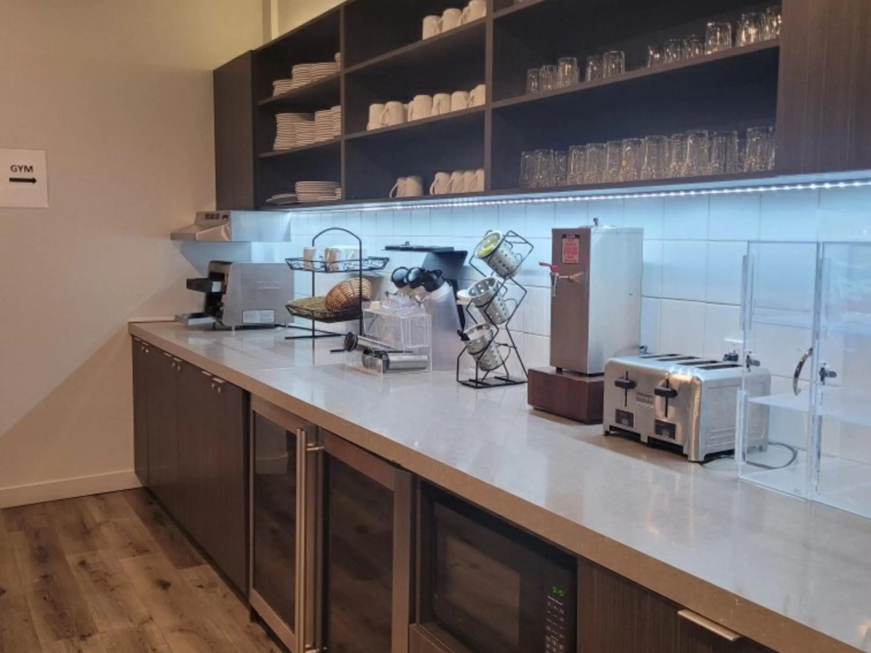 Kitchen or kitchenette in Hotel du Nord