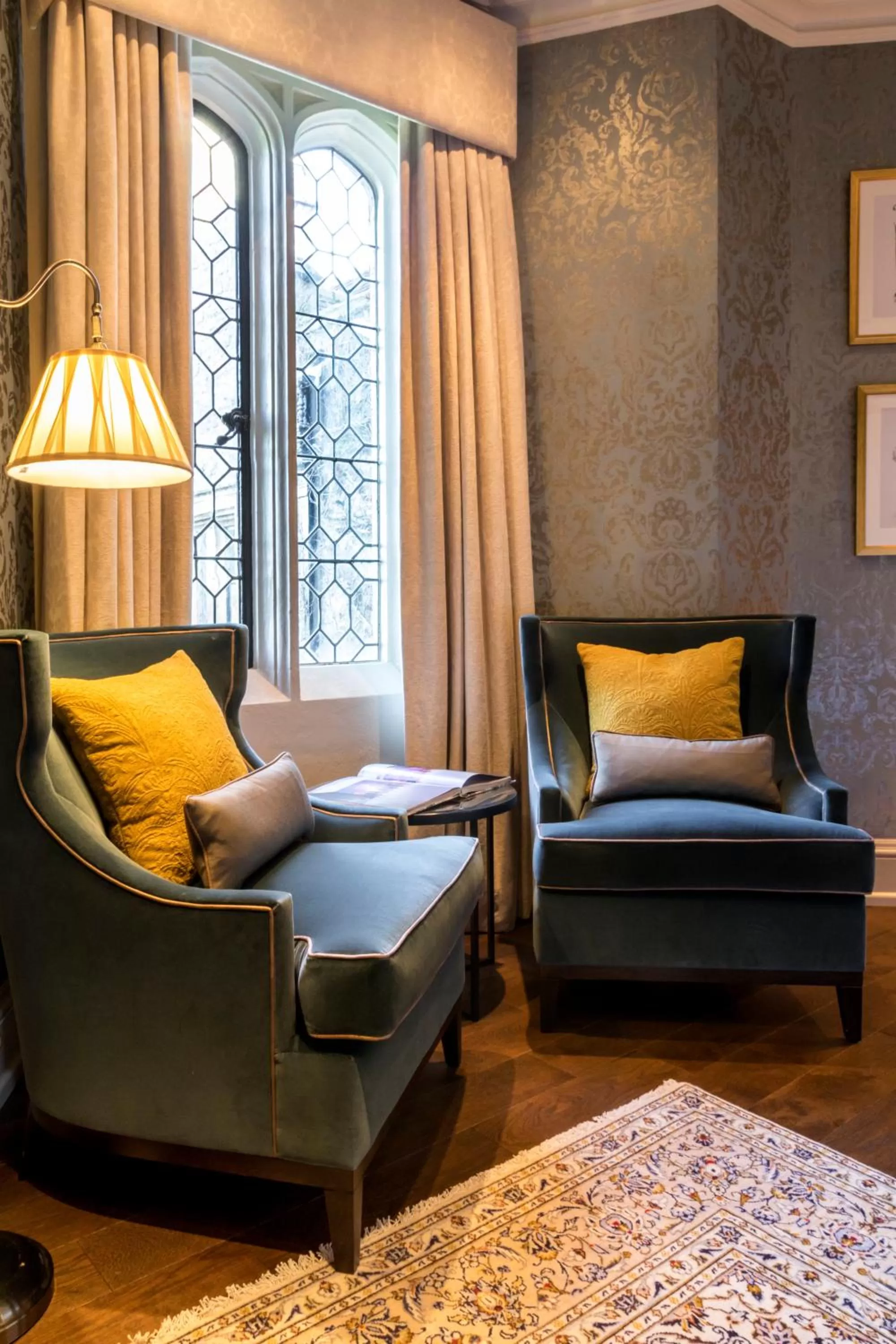 Seating area, Bed in Eastwell Manor, Champneys Hotel & Spa