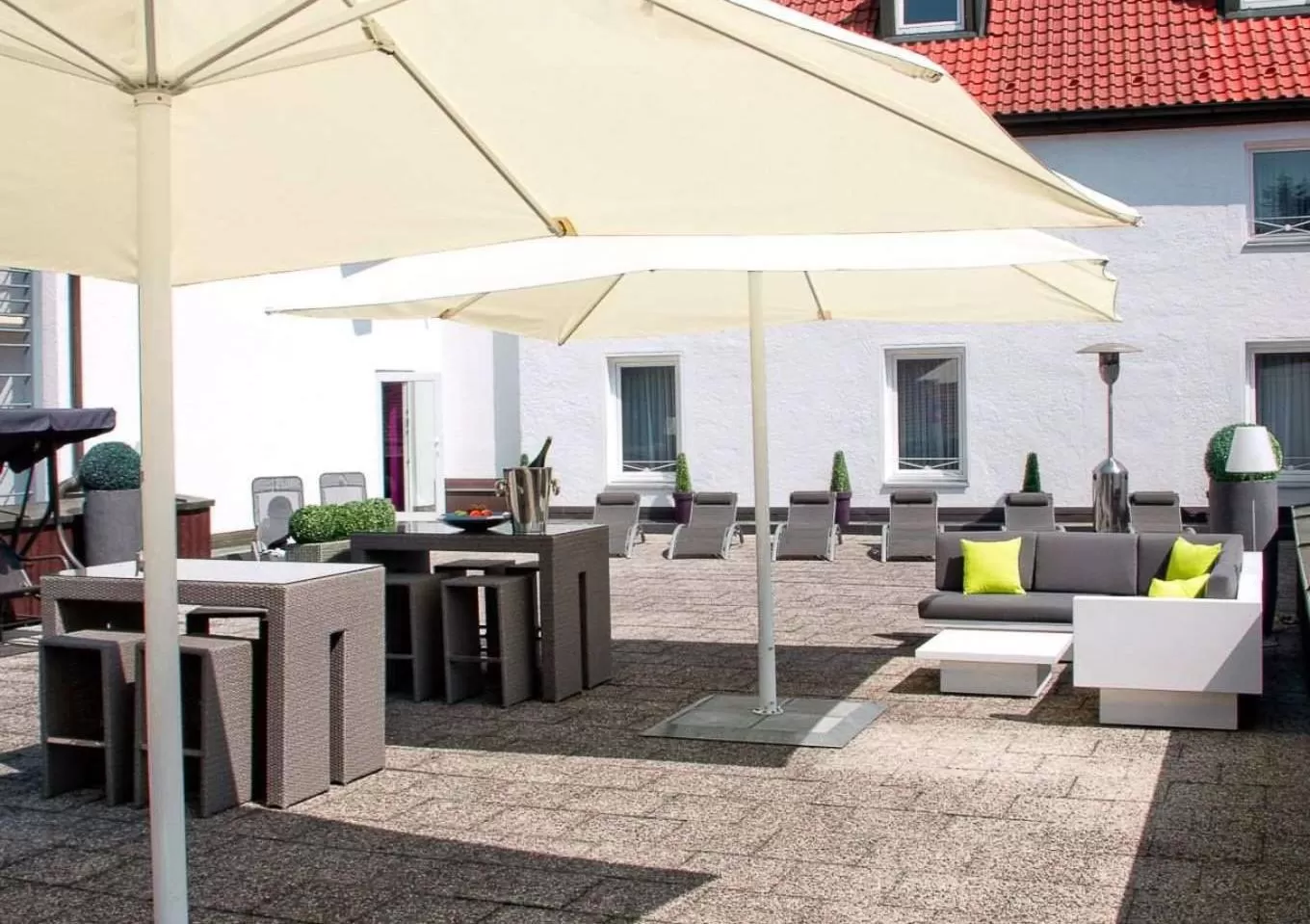 Balcony/Terrace in Arthotel ANA Style Augsburg